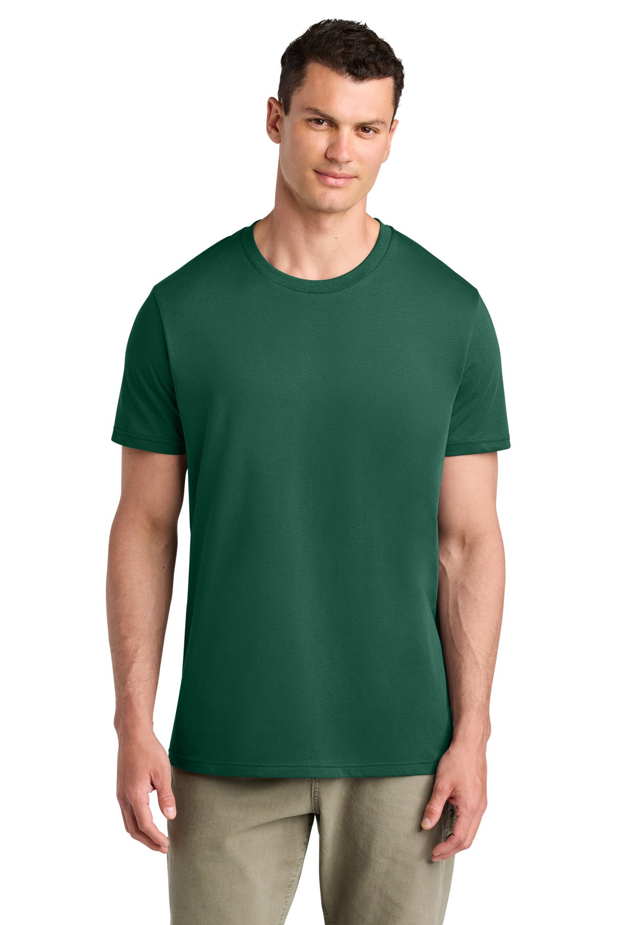 Custom Bottle Green Unisex Crafter Tee SXU007, personalized by SanCanDo Swag in Argyle, TX