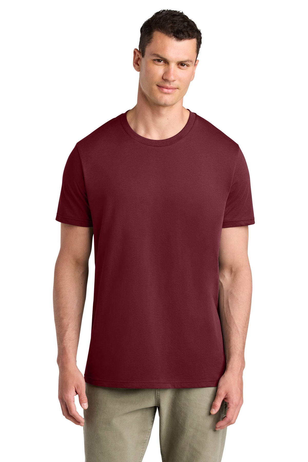 Custom Burgundy Unisex Crafter Tee SXU007, personalized by SanCanDo Swag in Argyle, TX