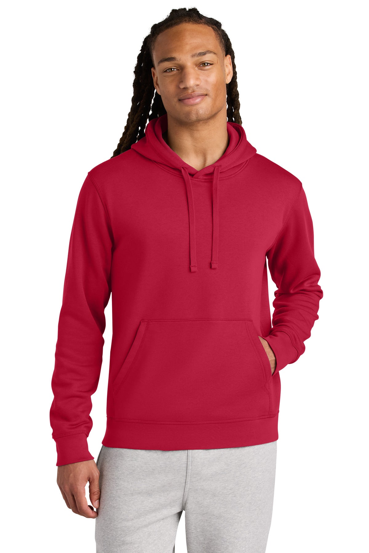 Custom Red Unisex Drummer 2.0 Hoodie SXU009, personalized by SanCanDo Swag in Argyle, TX