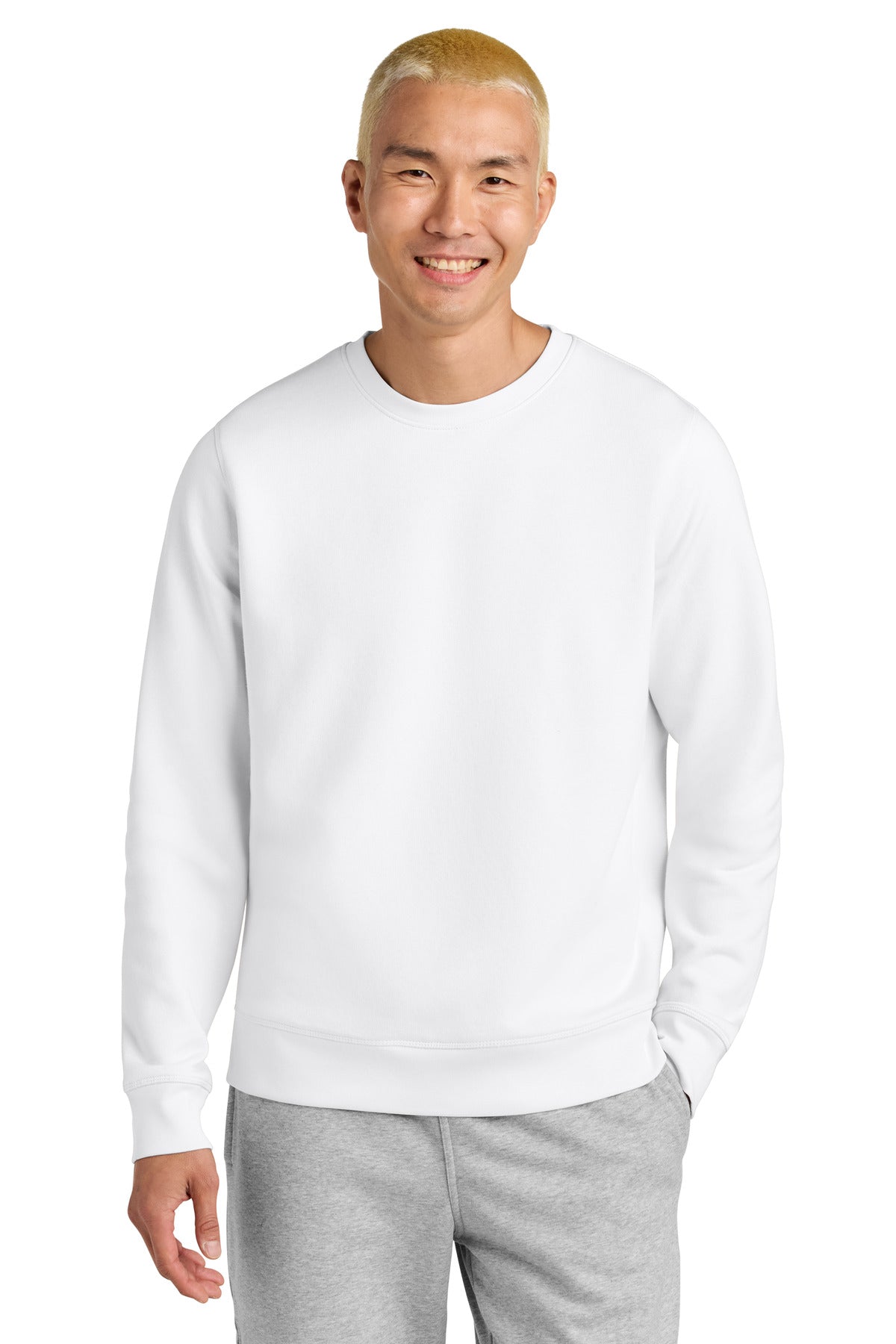 Custom White Unisex Roller Crewneck SXU010, personalized by SanCanDo Swag in Argyle, TX