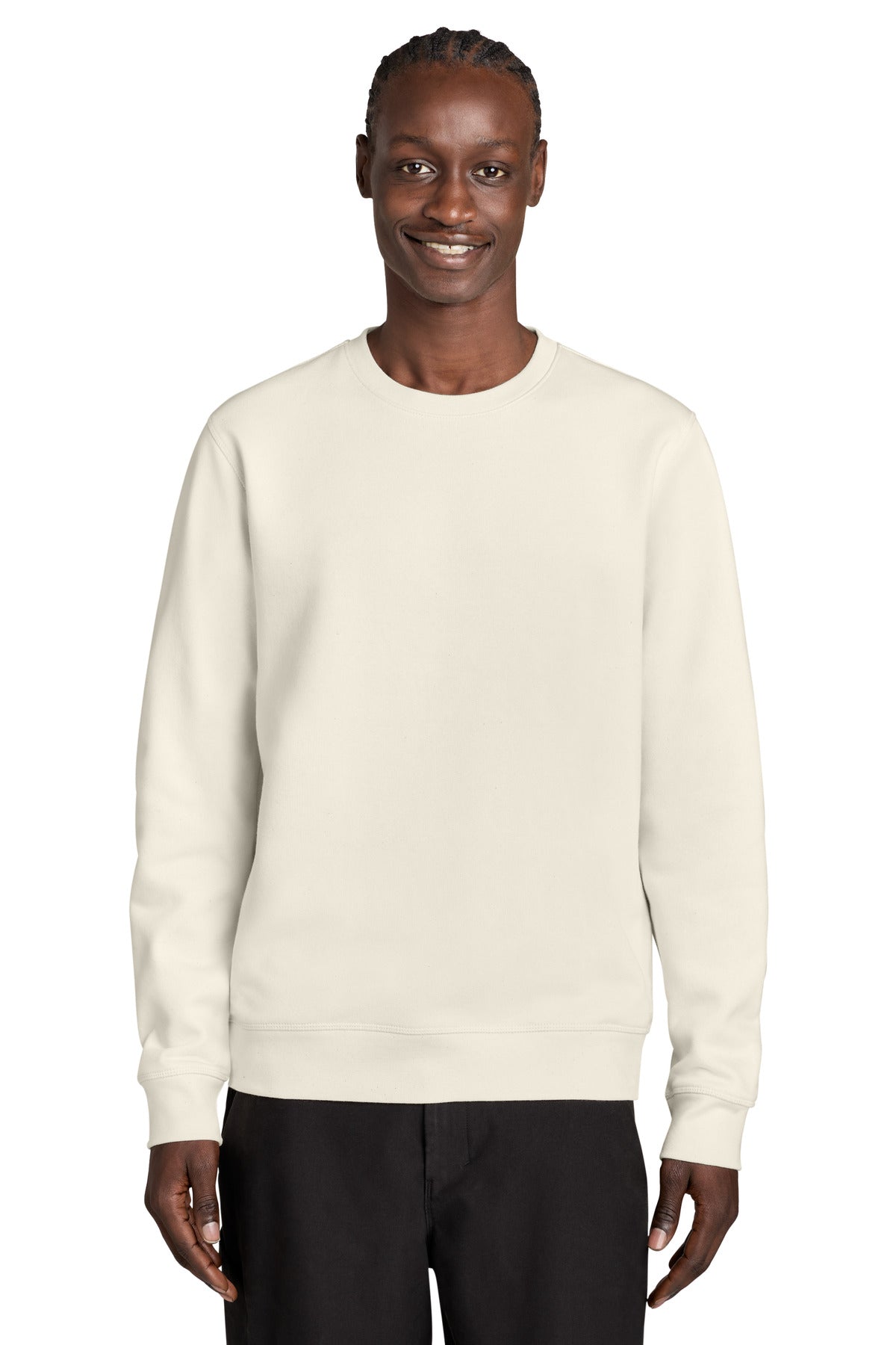 Custom Natural Raw Unisex Roller Crewneck SXU010, personalized by SanCanDo Swag in Argyle, TX