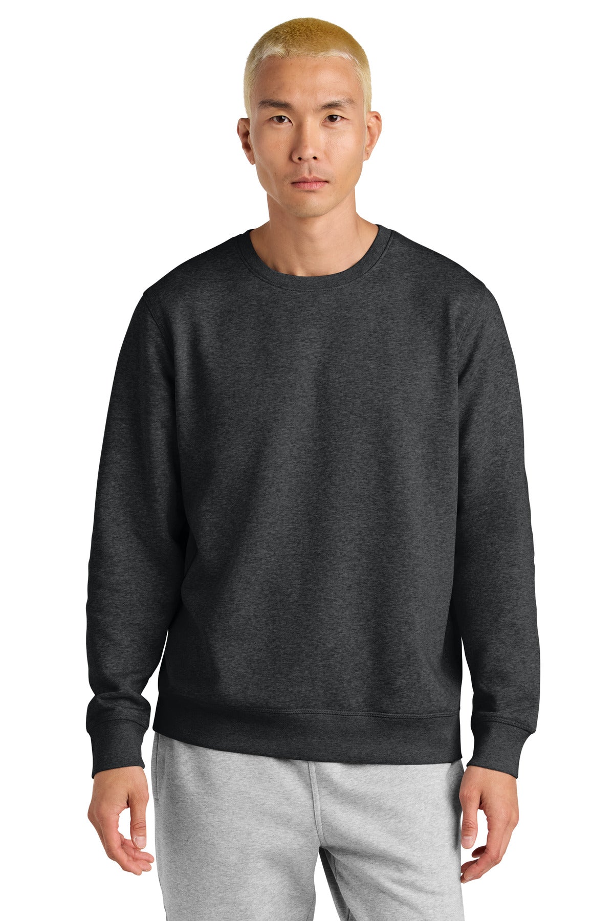 Custom Dark Heather Grey Unisex Roller Crewneck SXU010, personalized by SanCanDo Swag in Argyle, TX