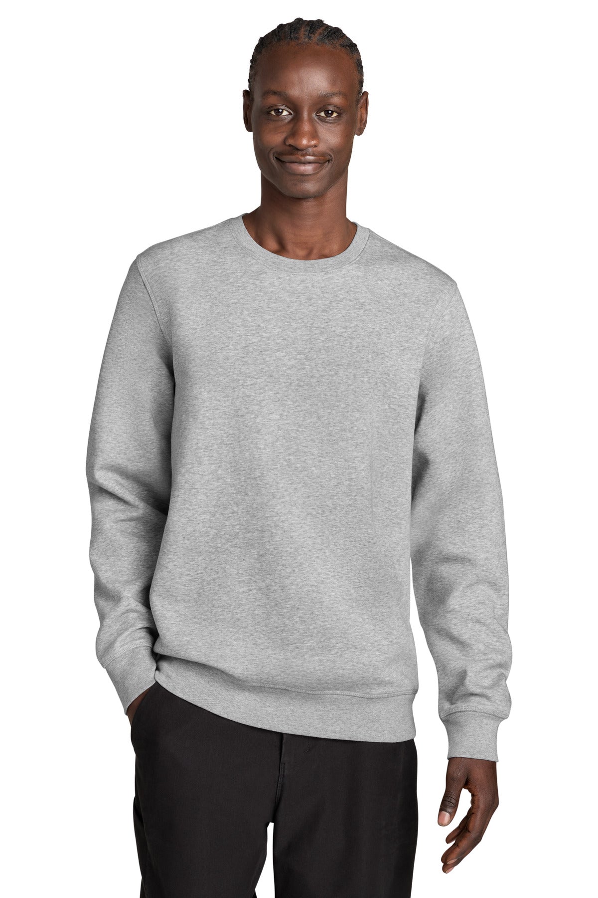 Custom Heather Grey Unisex Roller Crewneck SXU010, personalized by SanCanDo Swag in Argyle, TX