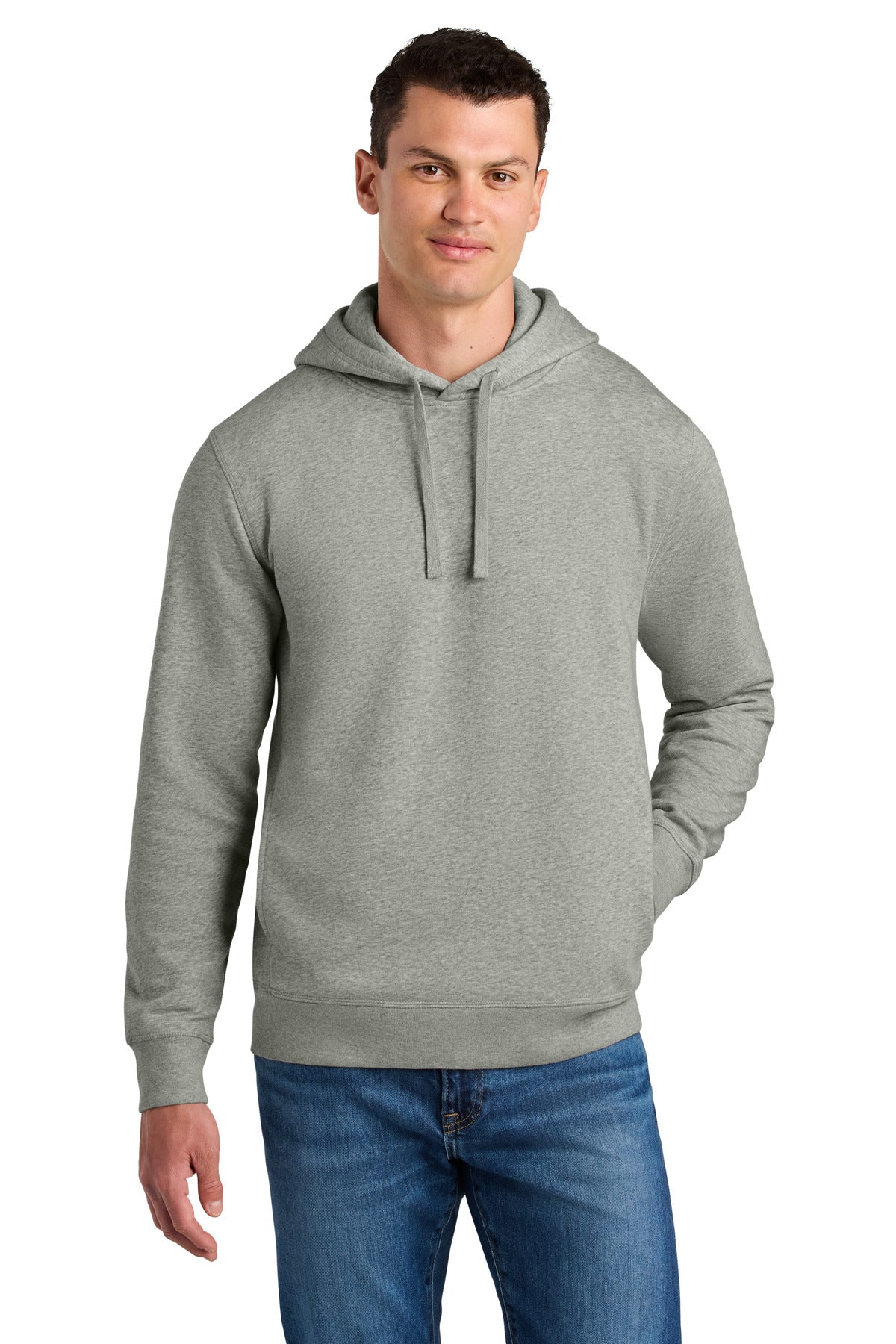 Custom Heather Grey Unisex Sounder Hoodie SXU012, personalized by SanCanDo Swag in Argyle, TX
