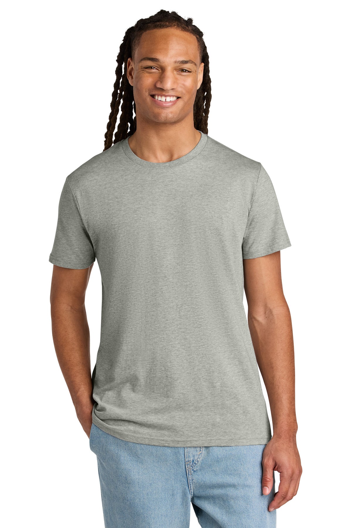 Custom Heather Grey Unisex Rocker Tee SXU016, personalized by SanCanDo Swag in Argyle, TX