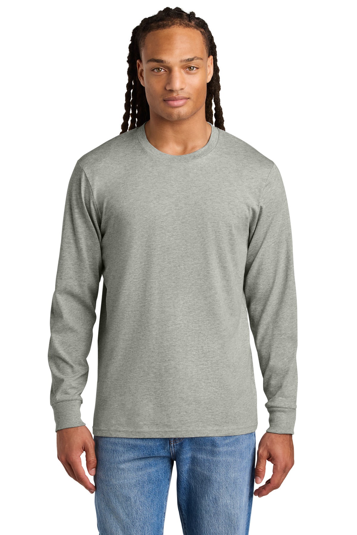 Custom Heather Grey Unisex Creator 2.0 Long Sleeve Tee SXU022, personalized by SanCanDo Swag in Argyle, TX