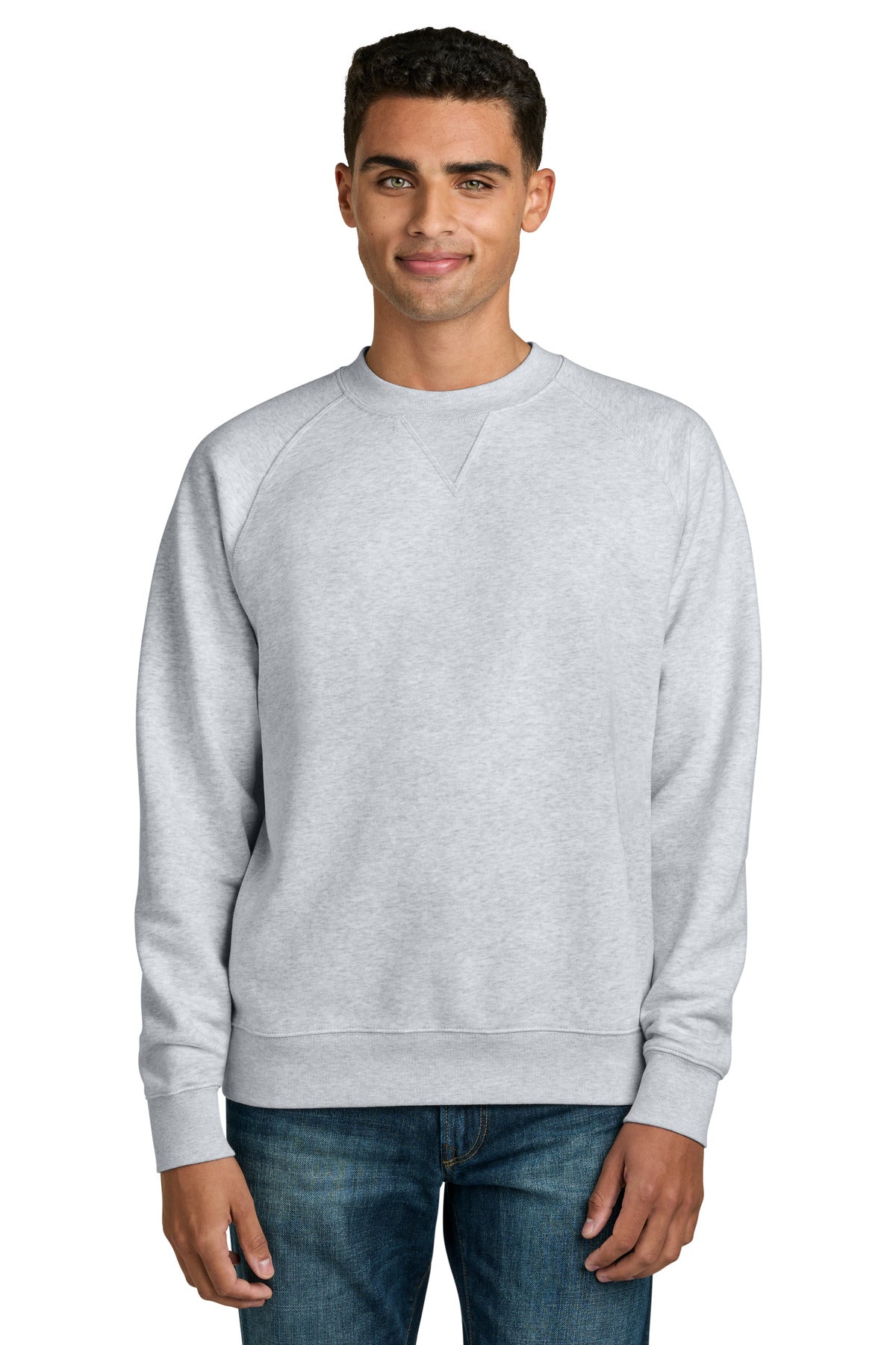Custom Cool Heather Grey Unisex Knoxer Crewneck SXU026, personalized by SanCanDo Swag in Argyle, TX