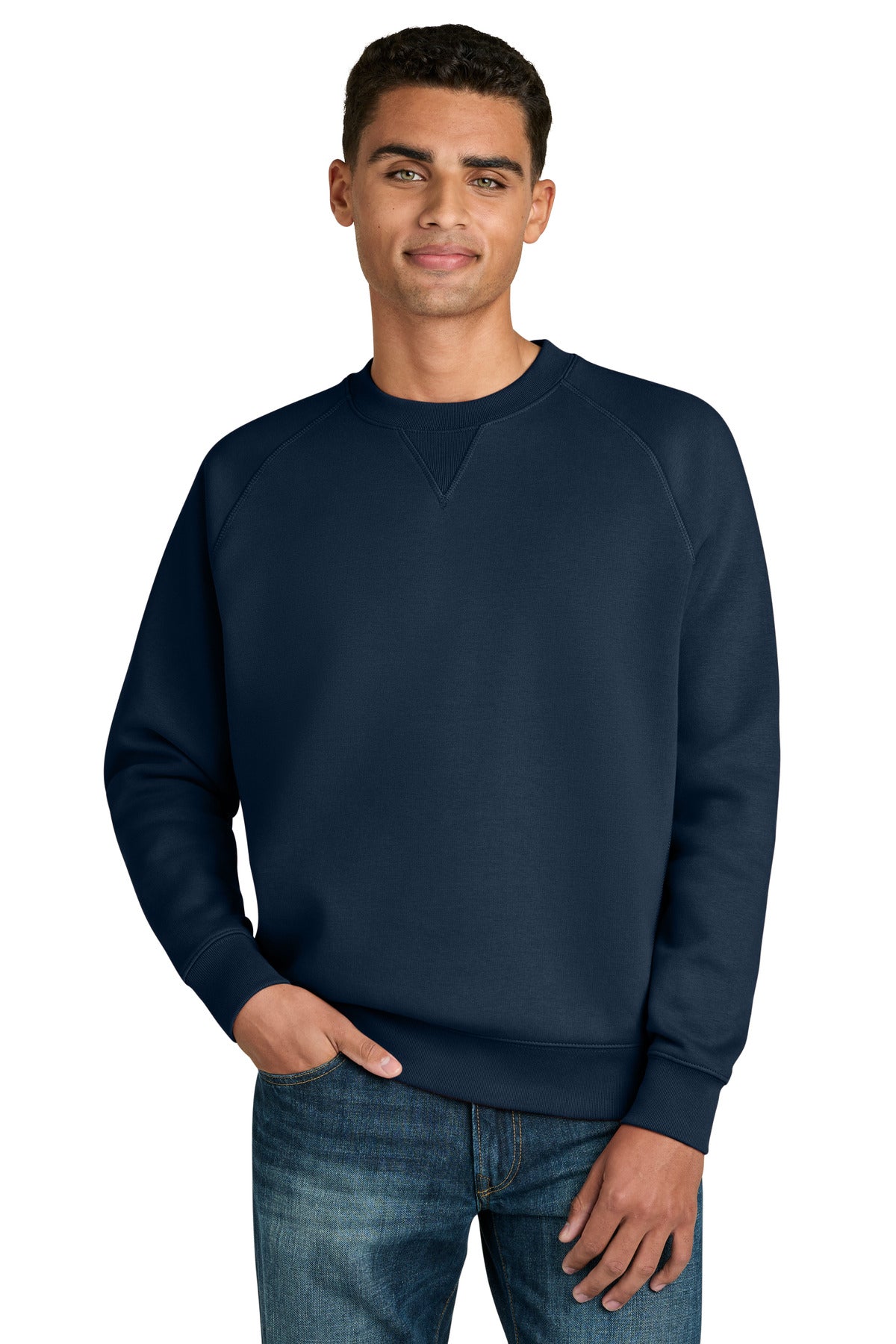 Custom French Navy Unisex Knoxer Crewneck SXU026, personalized by SanCanDo Swag in Argyle, TX