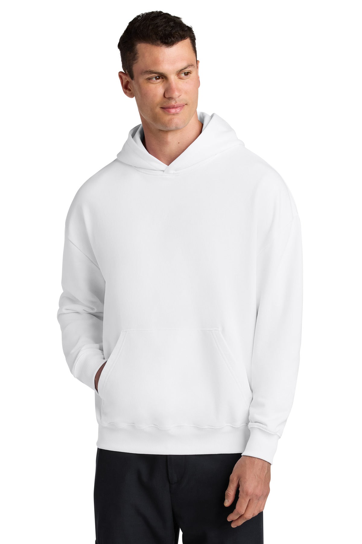 Custom White Unisex Cooper Dry Hoodie SXU028, personalized by SanCanDo Swag in Argyle, TX