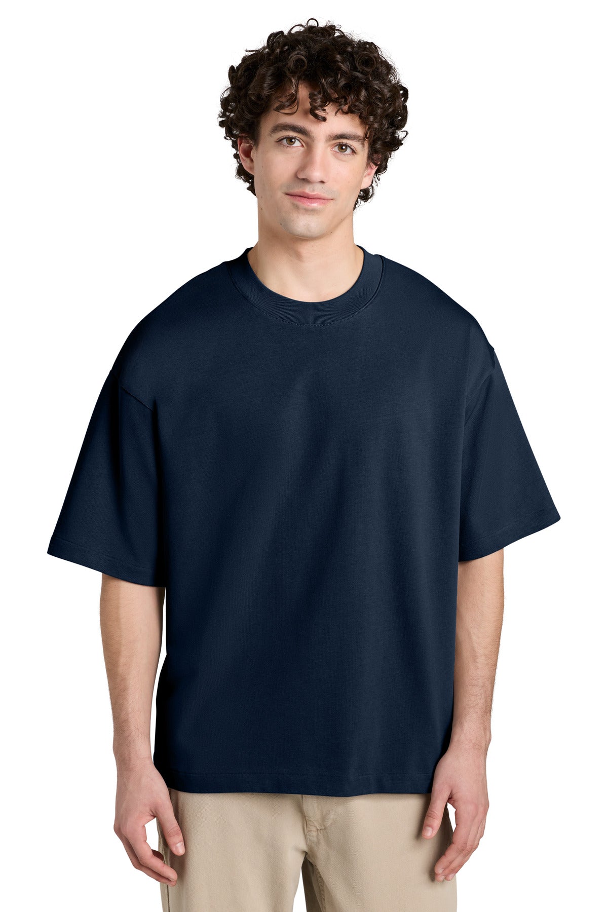 Custom French Navy Unisex Asher Tee SXU039, personalized by SanCanDo Swag in Argyle, TX