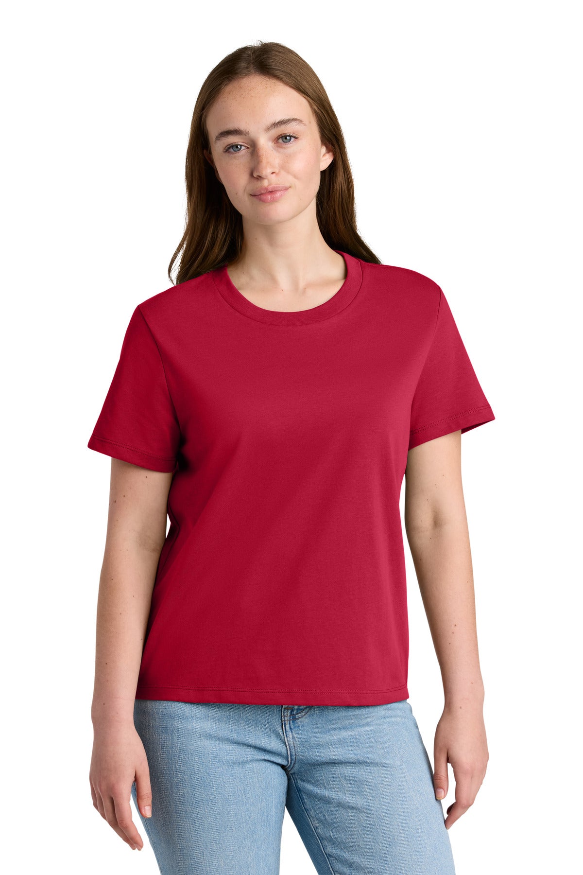 Custom Red Women's Stella Muser Tee SXW002, personalized by SanCanDo Swag in Argyle, TX