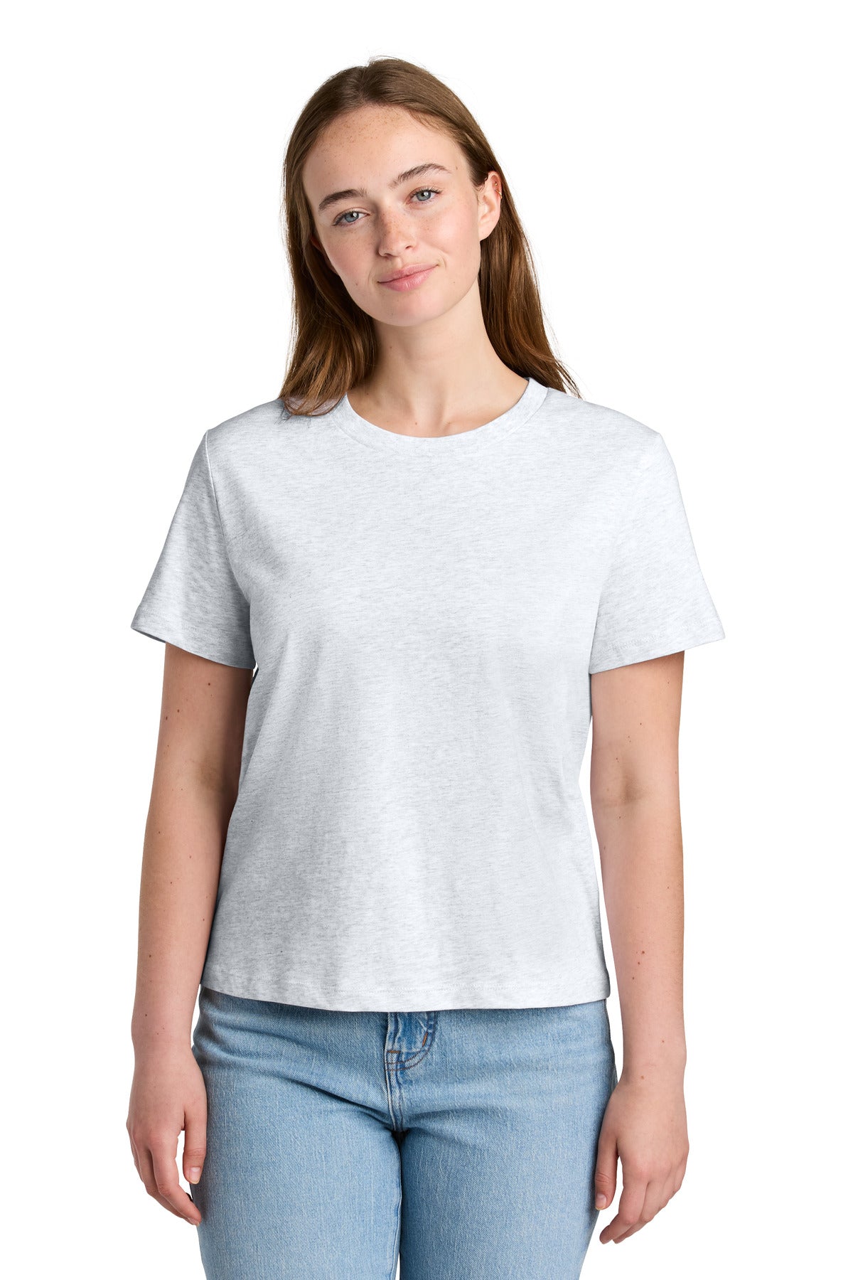 Custom Cool Heather Grey Women's Stella Muser Tee SXW002, personalized by SanCanDo Swag in Argyle, TX