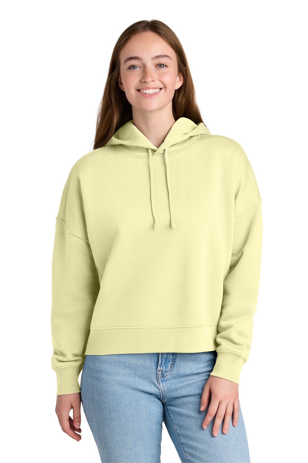 Custom Lemon Sorbet Women's Stella Nora Hoodie SXW035, personalized by SanCanDo Swag in Argyle, TX