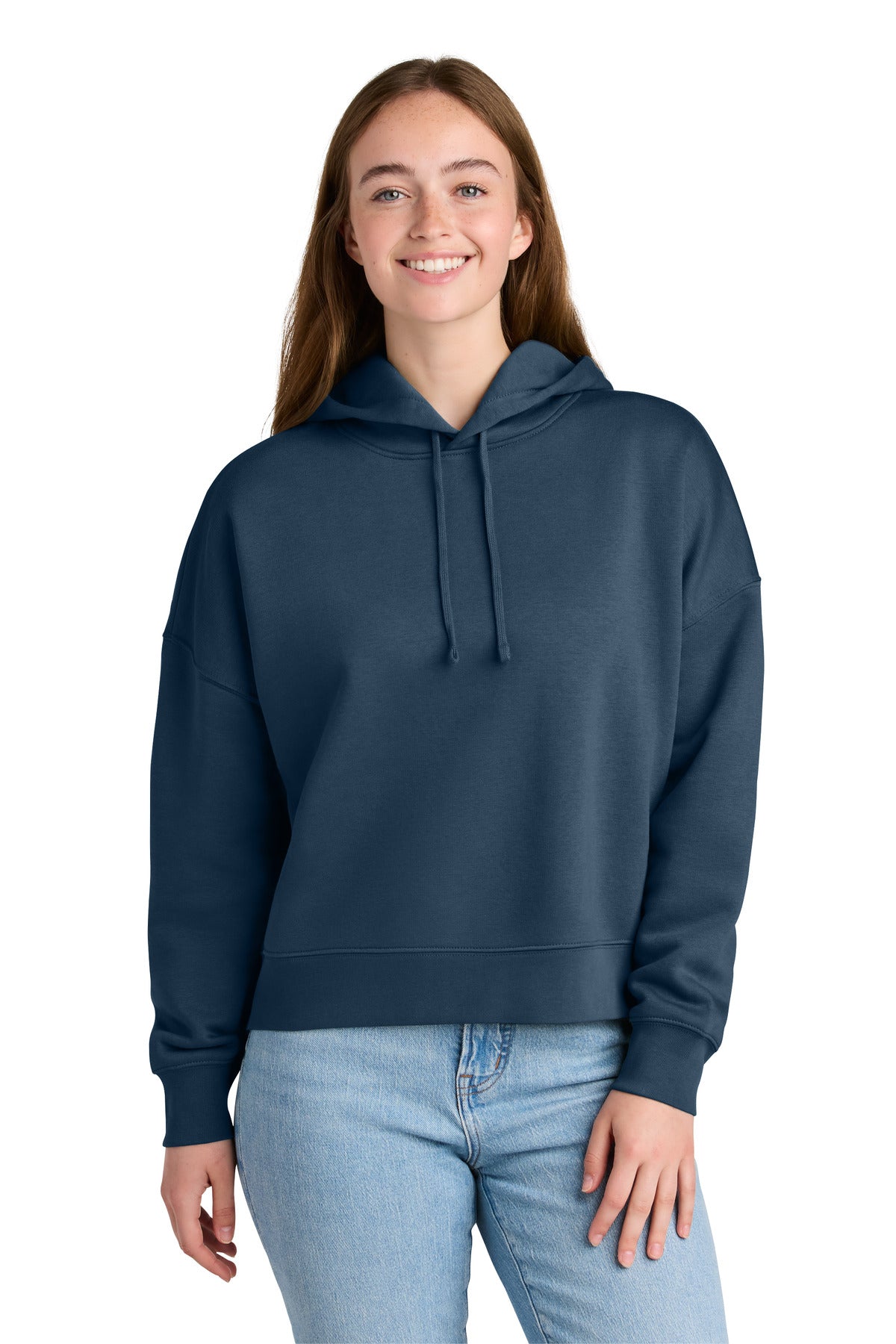 Custom Deep Teal Women's Stella Nora Hoodie SXW035, personalized by SanCanDo Swag in Argyle, TX