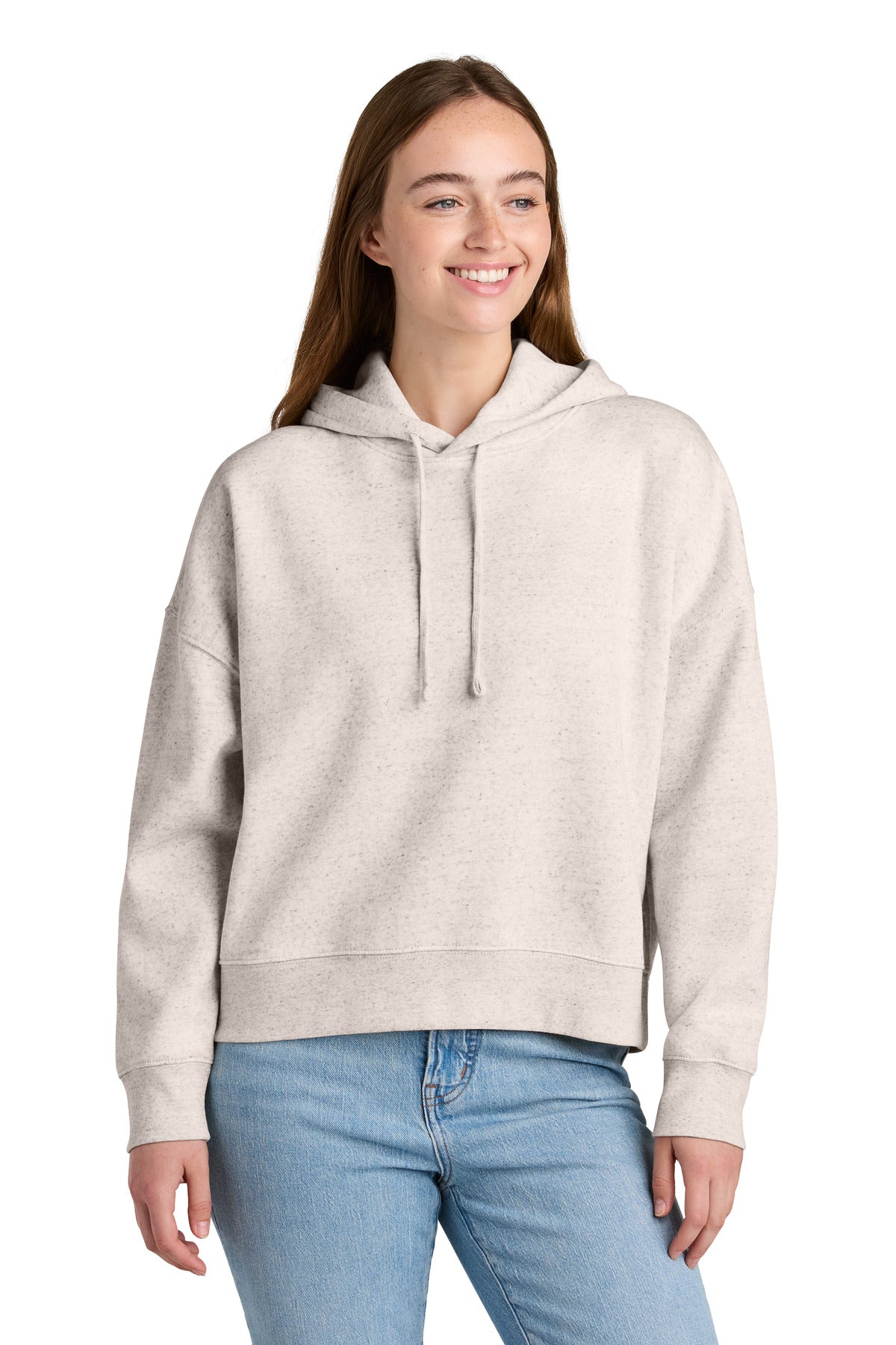 Custom Eco Heather Women's Stella Nora Hoodie SXW035, personalized by SanCanDo Swag in Argyle, TX