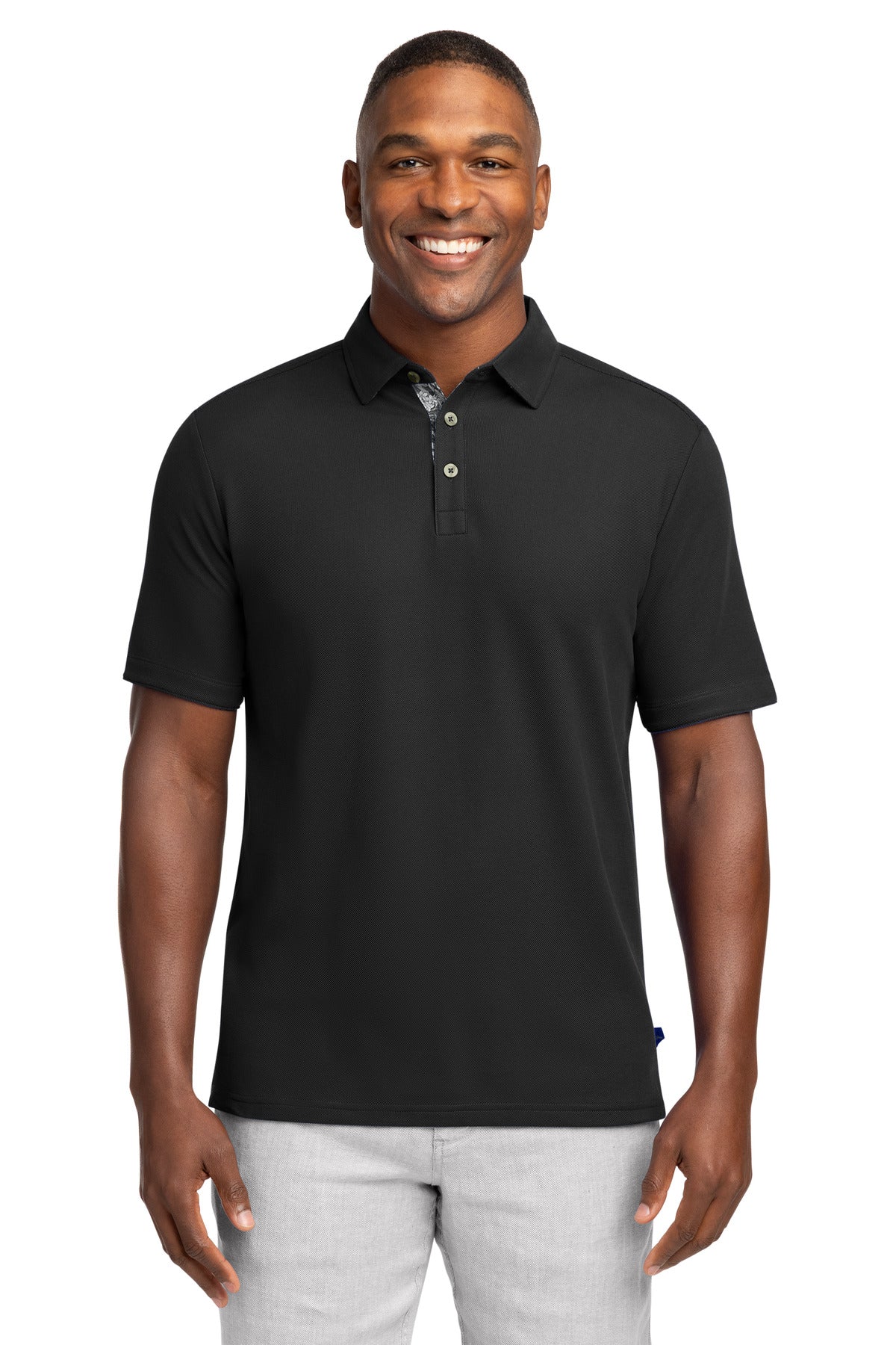 Custom Black Bahama 5 O'Clock Polo T223508TB, personalized by SanCanDo Swag in Argyle, TX