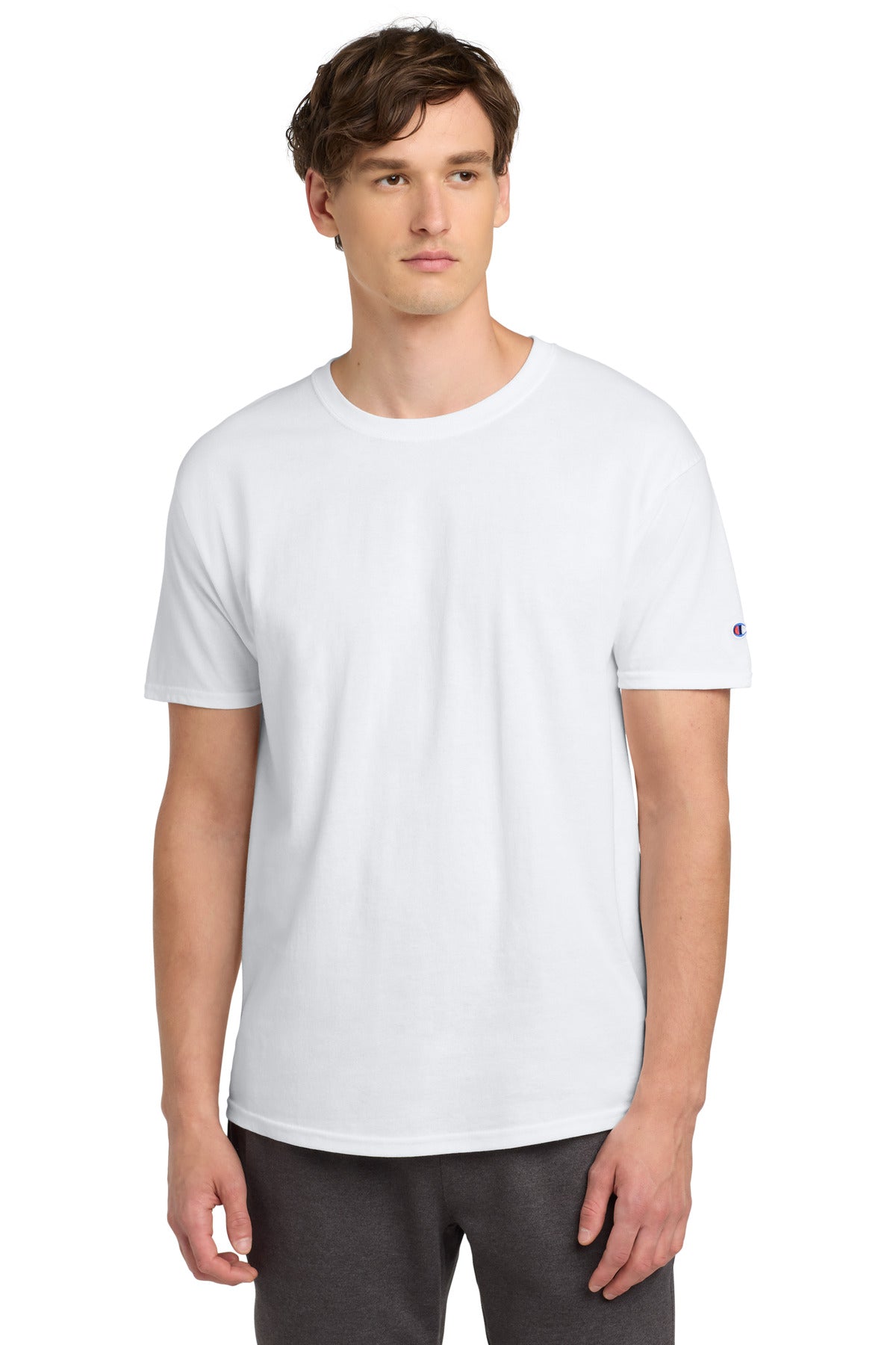 Custom White Heritage 6-Oz. Jersey Tee T425, personalized by SanCanDo Swag in Argyle, TX