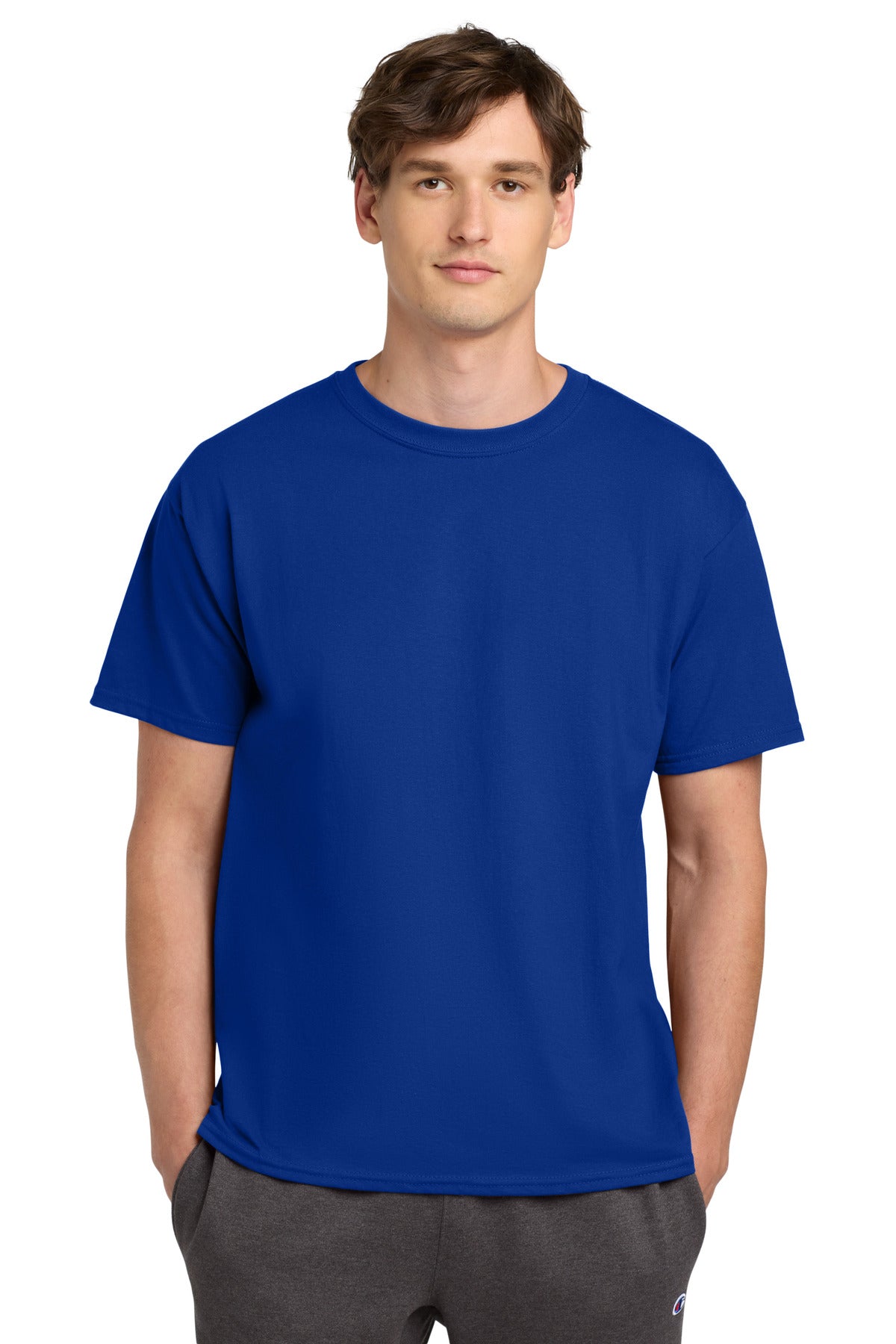 Custom Athletic Royal Heritage 6-Oz. Jersey Tee T425, personalized by SanCanDo Swag in Argyle, TX