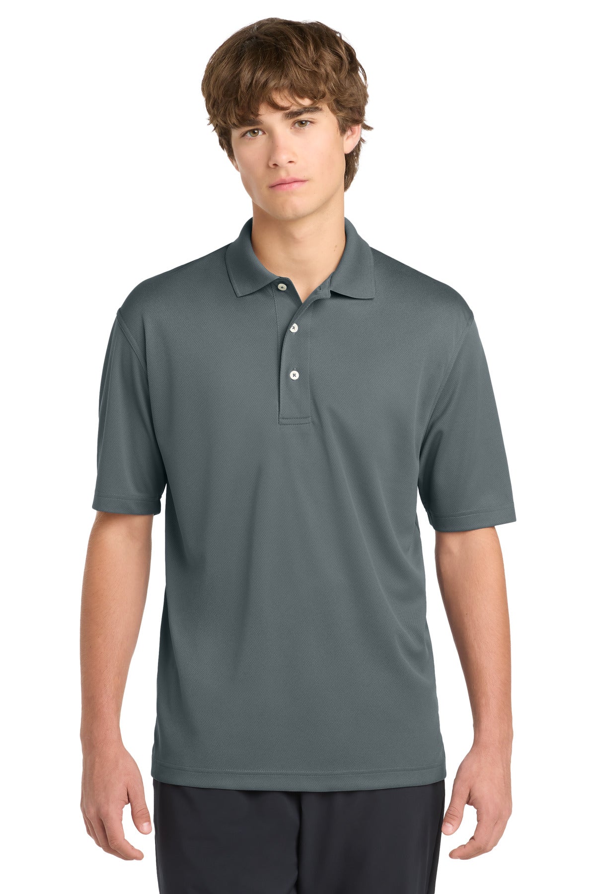 Custom Steel Tall Dri-Mesh Polo TK469, personalized by SanCanDo Swag in Argyle, TX