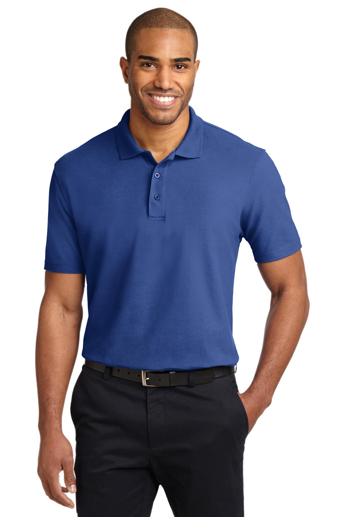 Custom Royal Tall Stain-Release Polo TLK510, personalized by SanCanDo Swag in Argyle, TX