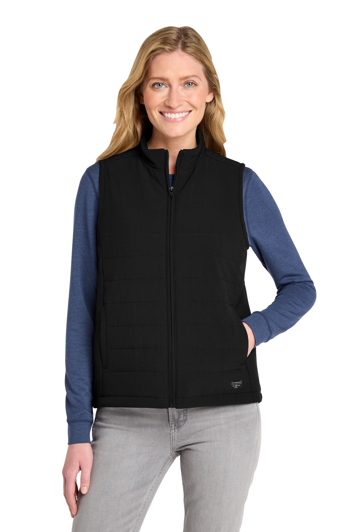 Custom Black Women's Cold Bay Vest TM1LD002, personalized by SanCanDo Swag in Argyle, TX