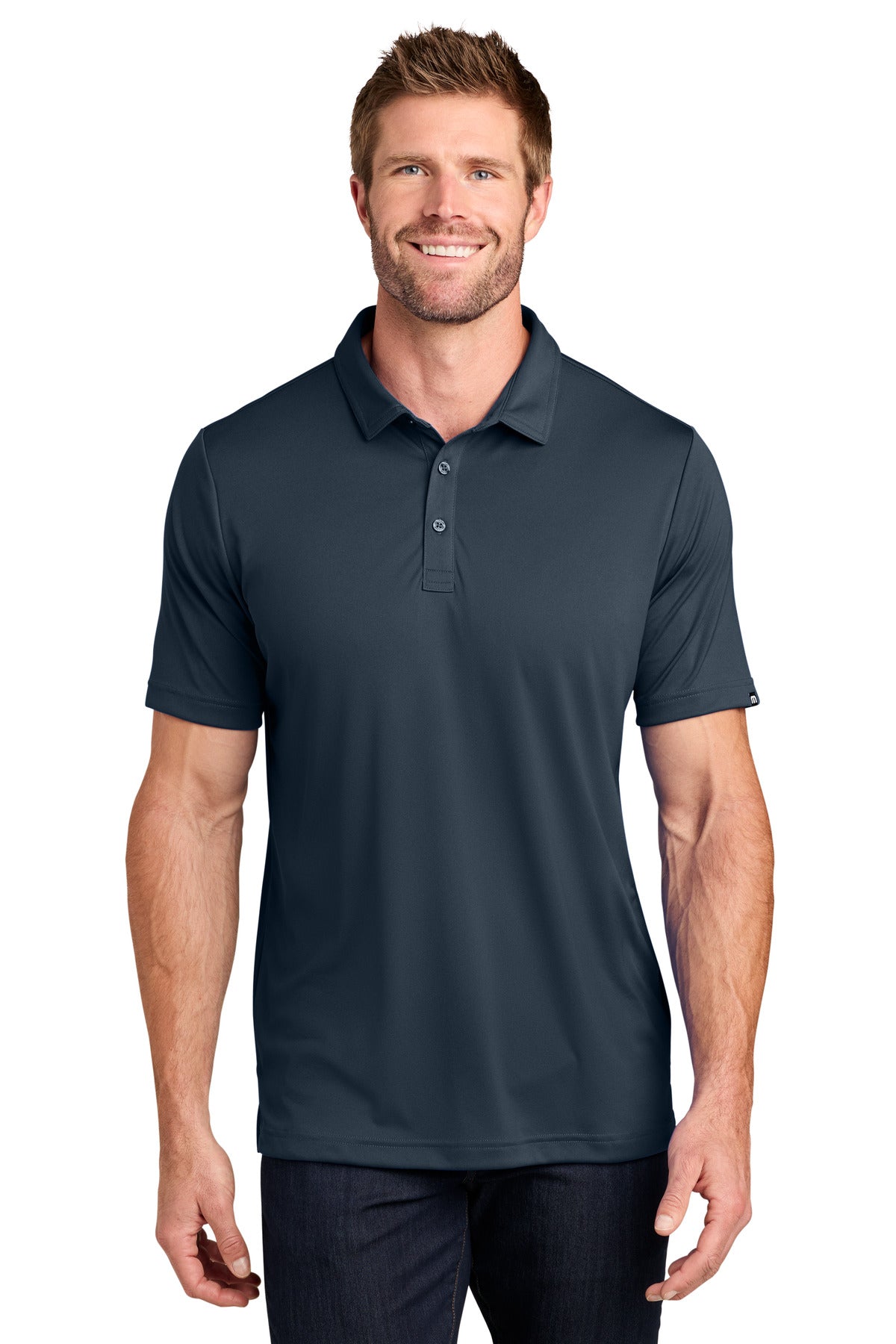 Custom Blue Nights Coto Performance Polo TM1MU410, personalized by SanCanDo Swag in Argyle, TX