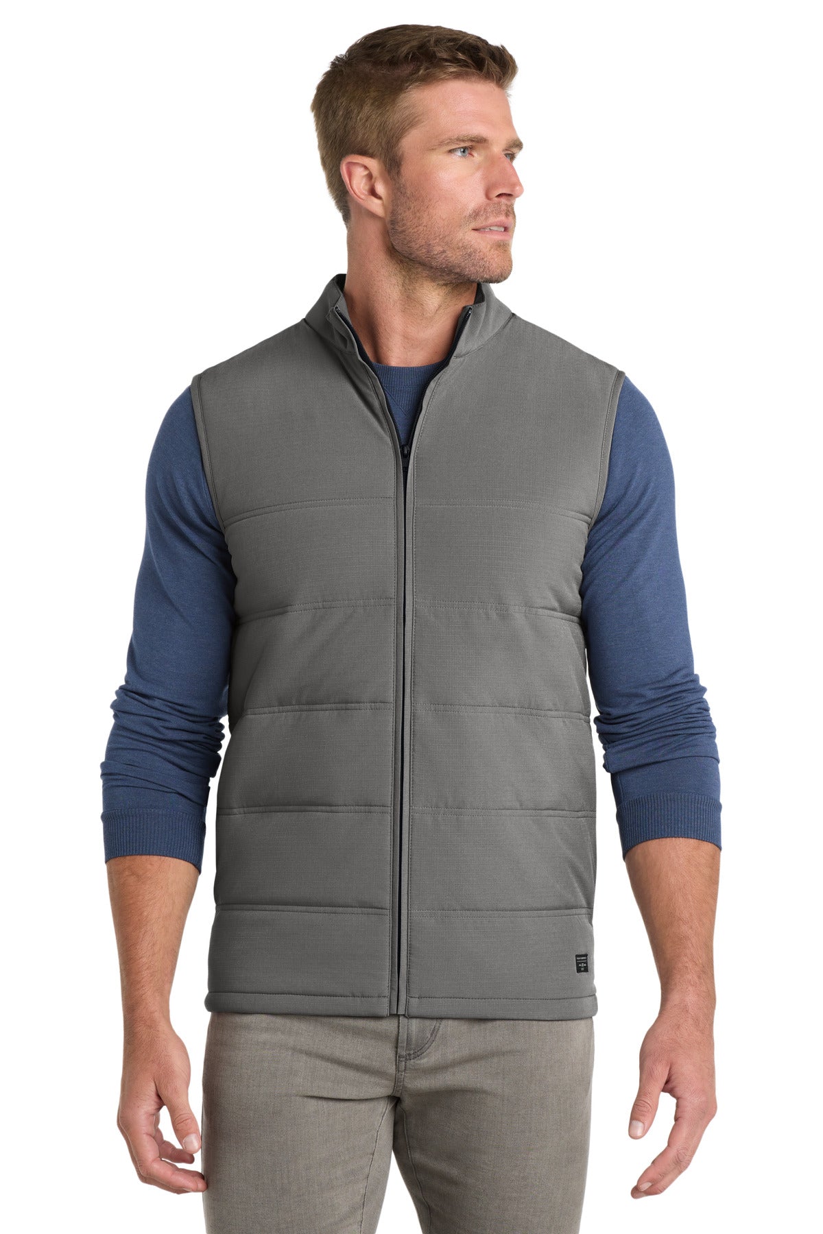 Custom Quiet Shade Grey Cold Bay Vest TM1MW453, personalized by SanCanDo Swag in Argyle, TX