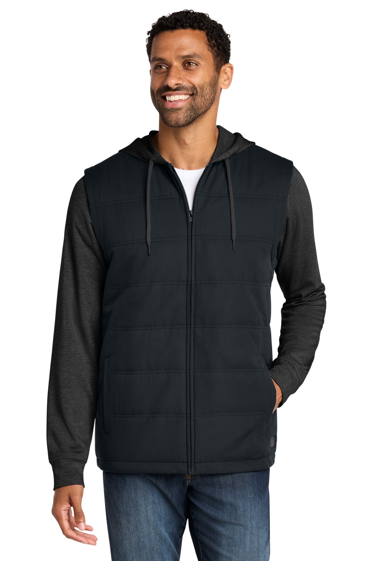 Custom Black/ Black Heather Tides Up Hooded Jacket TM1MZ336, personalized by SanCanDo Swag in Argyle, TX