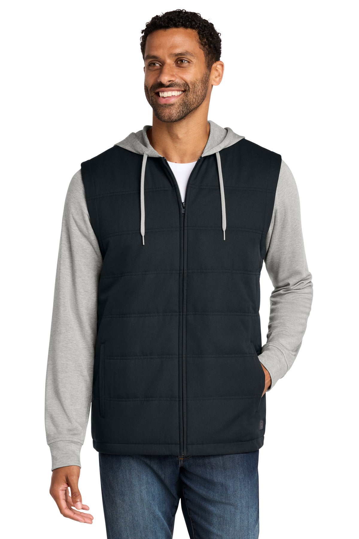 Custom Black/ Grey Heather Tides Up Hooded Jacket TM1MZ336, personalized by SanCanDo Swag in Argyle, TX