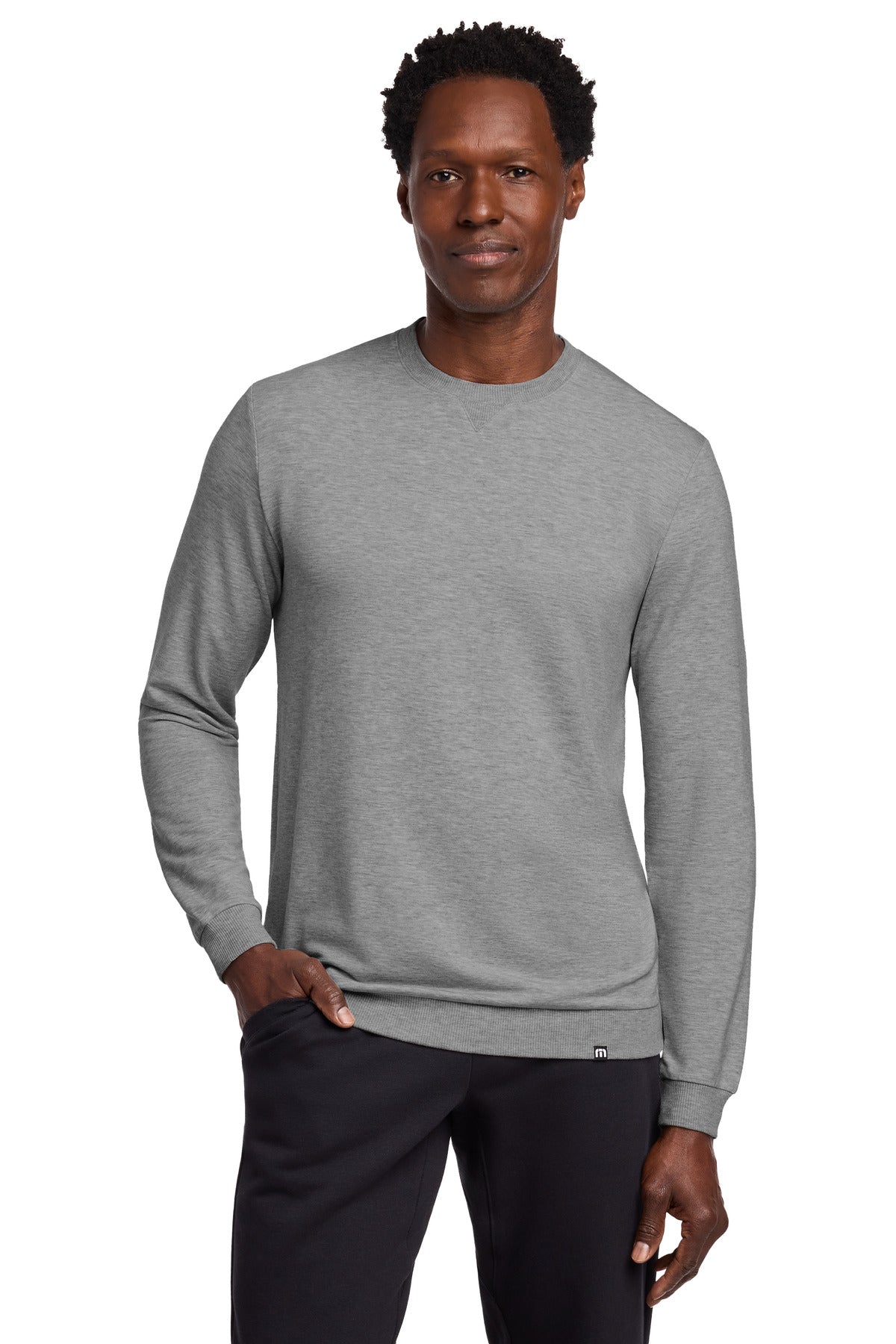 Custom Light Grey Heather Long Weekend Crew TM1MZ342, personalized by SanCanDo Swag in Argyle, TX