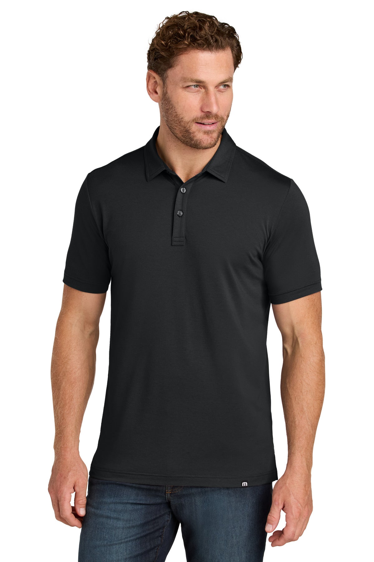 Custom Black Glenview Solid Polo TMA41461, personalized by SanCanDo Swag in Argyle, TX
