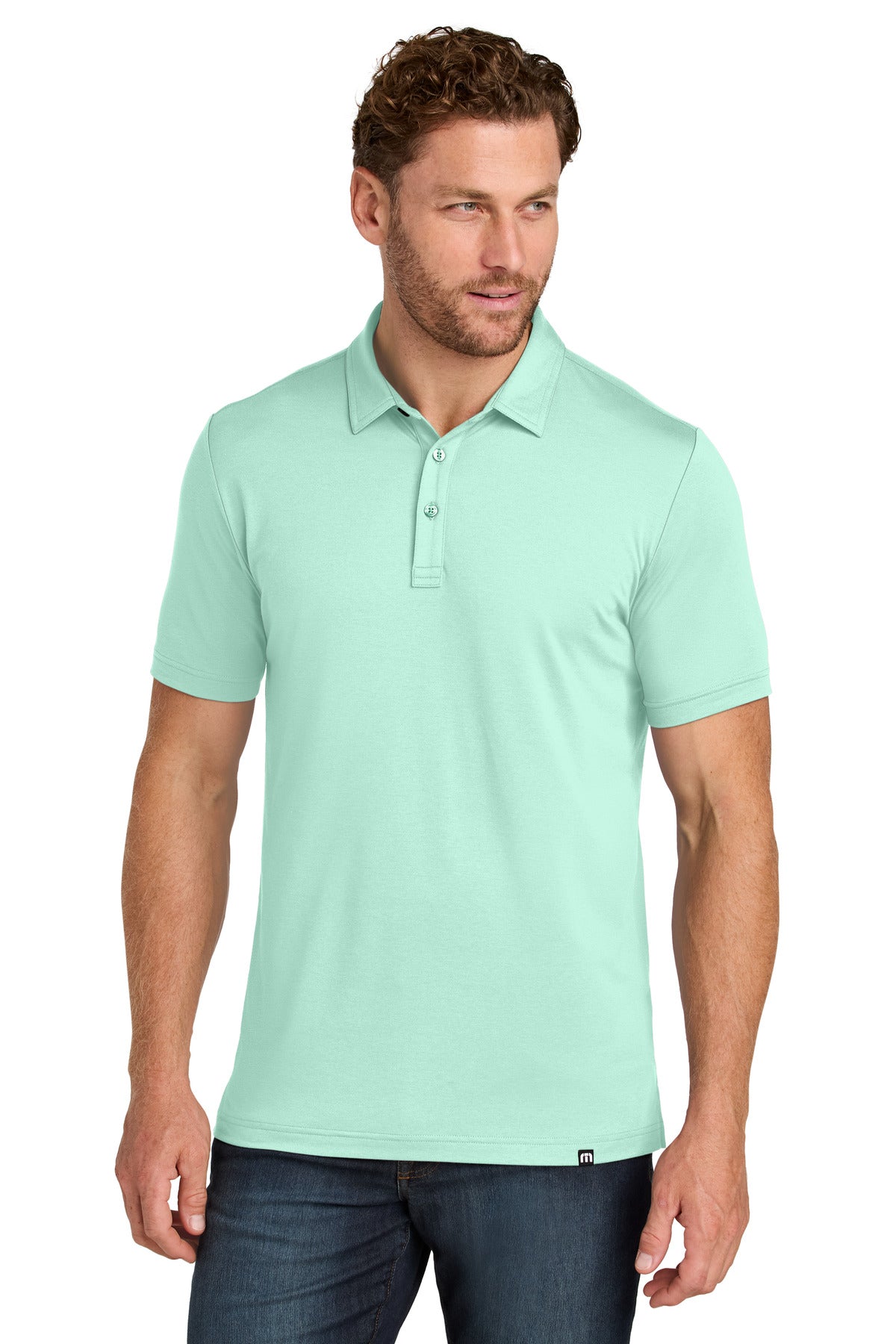 Custom Mint Glenview Solid Polo TMA41461, personalized by SanCanDo Swag in Argyle, TX