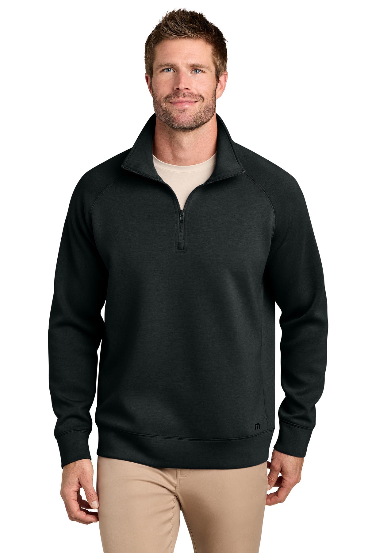 Custom Black Momentum Shift 1/4-Zip TMA42408, personalized by SanCanDo Swag in Argyle, TX