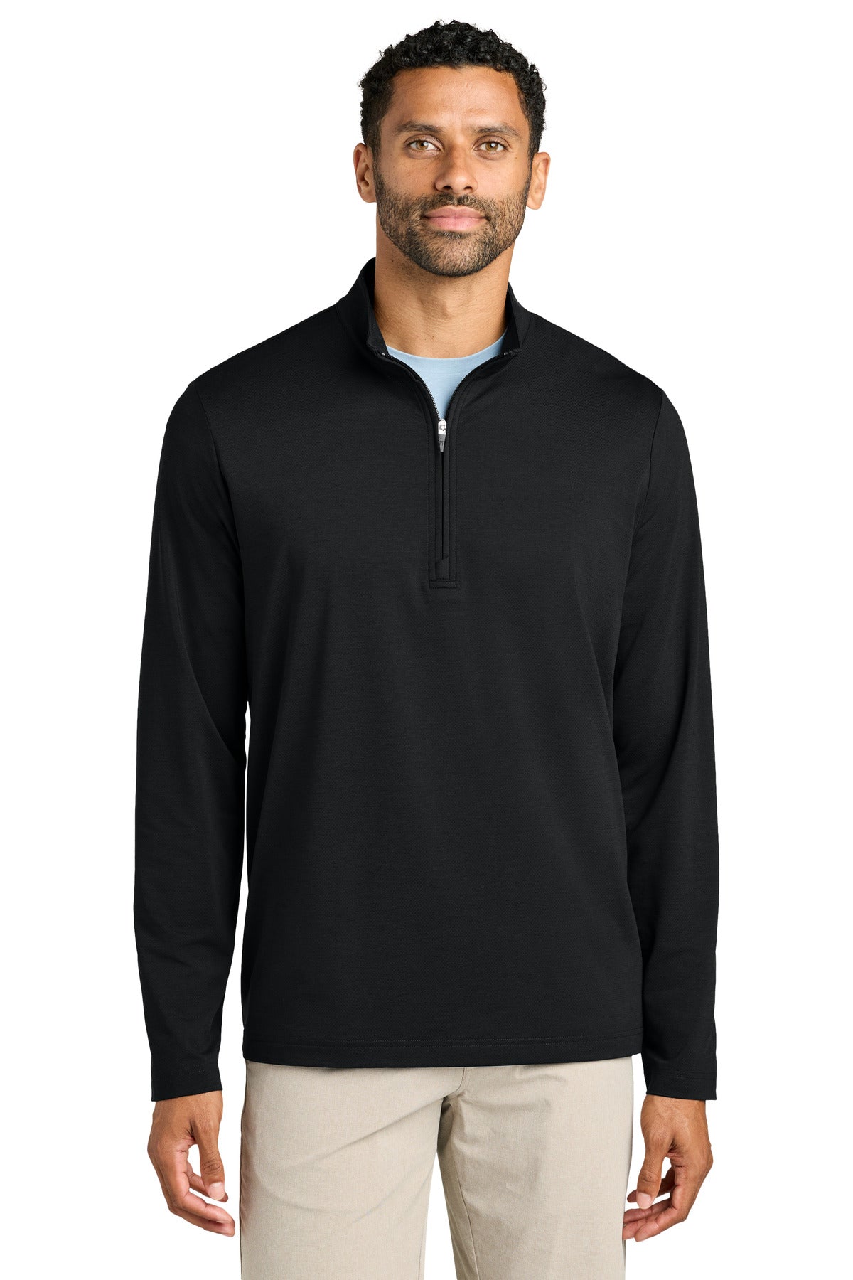 Custom Black Onward 1/4-Zip TMA42775, personalized by SanCanDo Swag in Argyle, TX