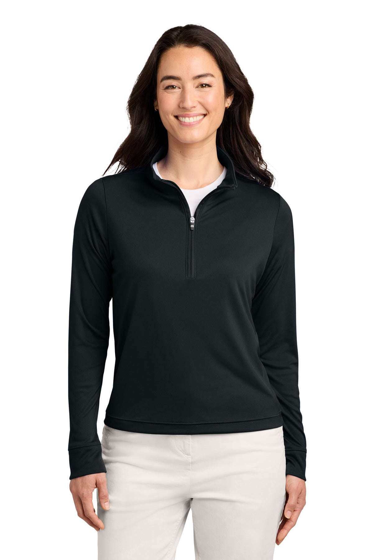 Custom Black Women's Coto 1/2-Zip TMA42777, personalized by SanCanDo Swag in Argyle, TX