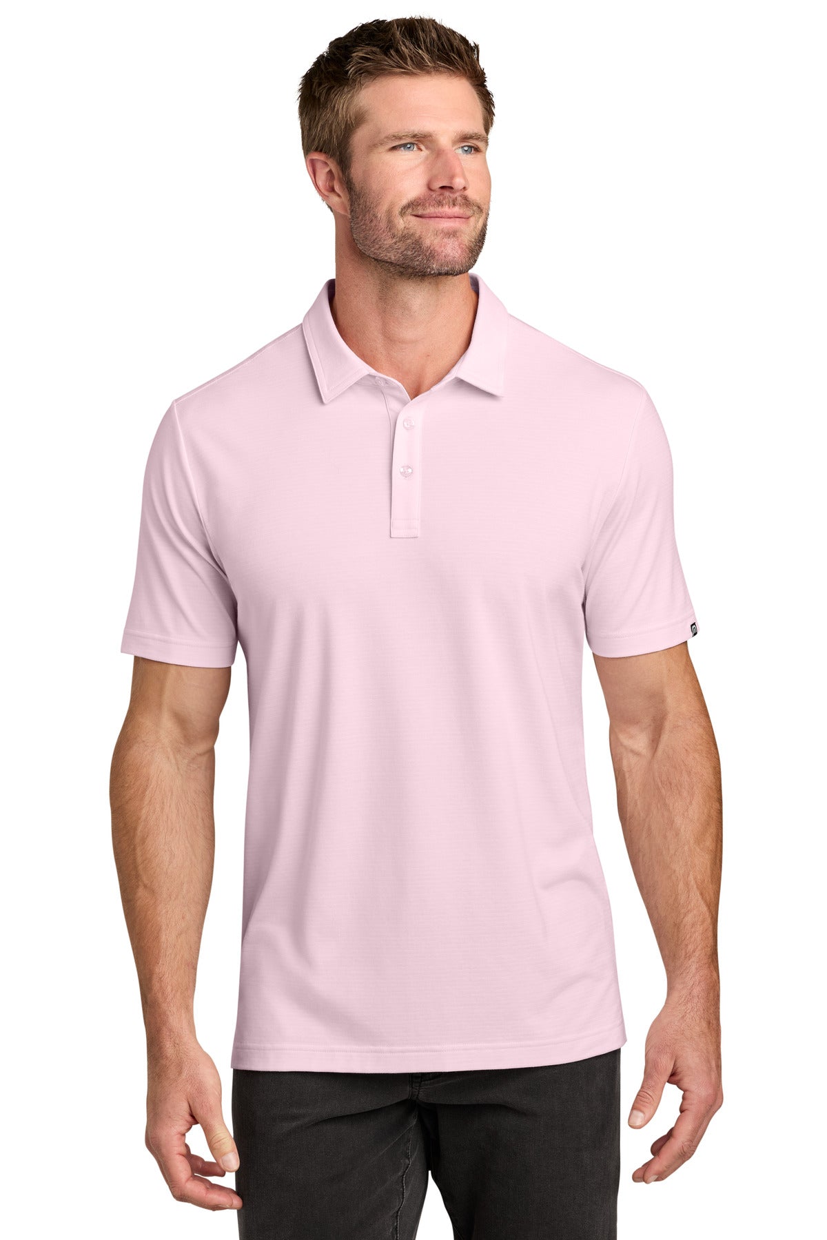 Custom Stone Pink Crestview Polo TMA46371, personalized by SanCanDo Swag in Argyle, TX