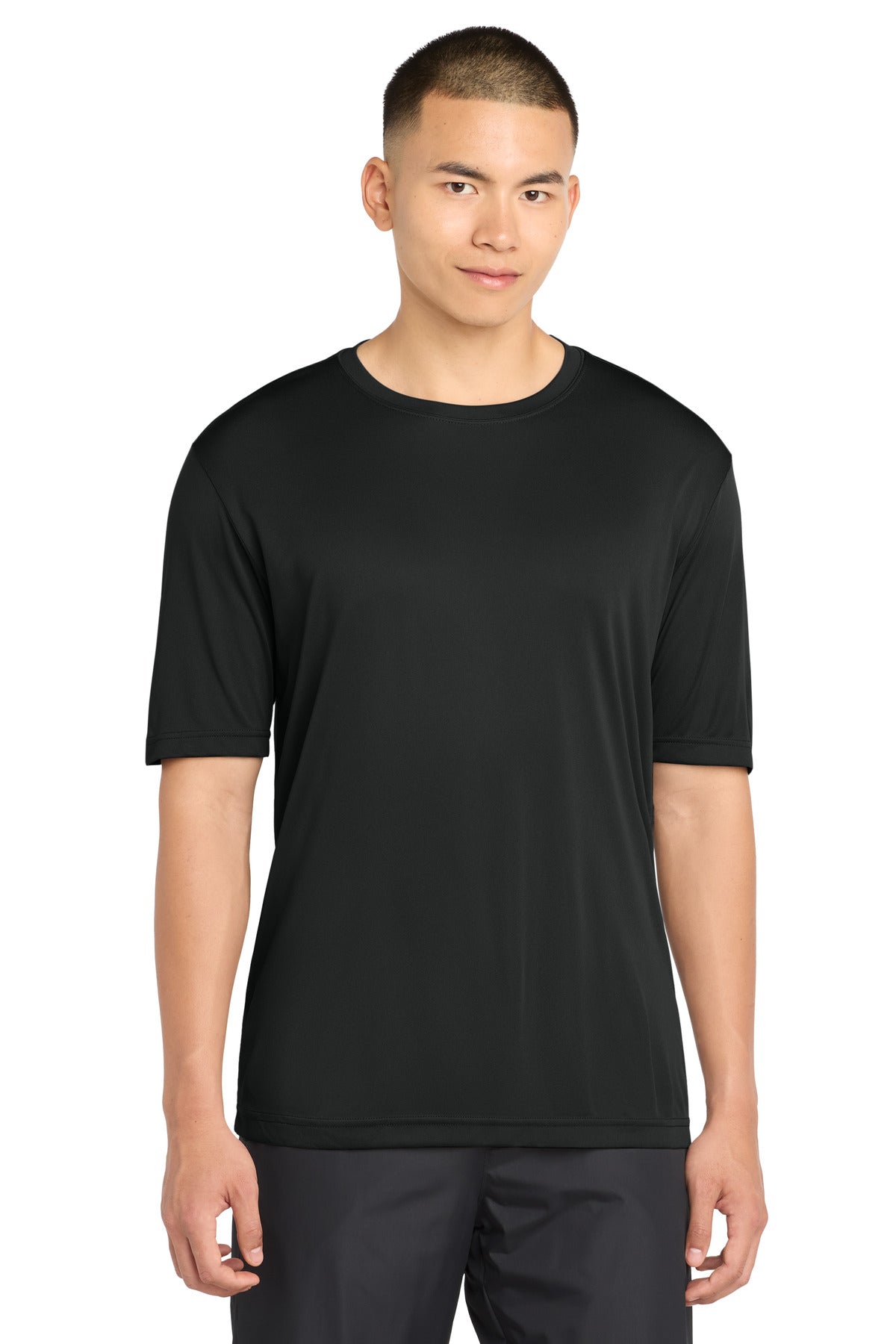 Custom Black Tall Competitor Tee TST350, personalized by SanCanDo Swag in Argyle, TX
