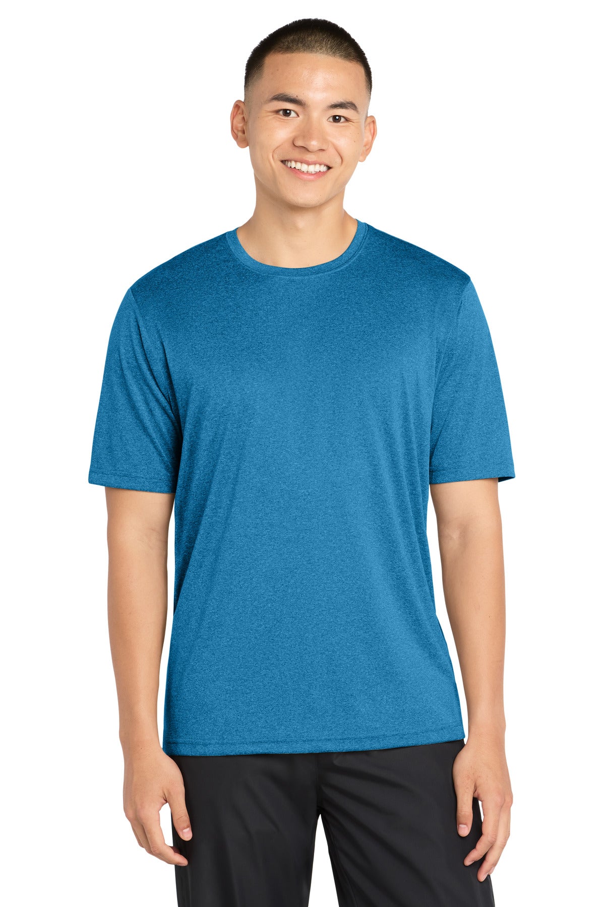 Custom Blue Wake Heather Tall Heather Contender Tee TST360, personalized by SanCanDo Swag in Argyle, TX