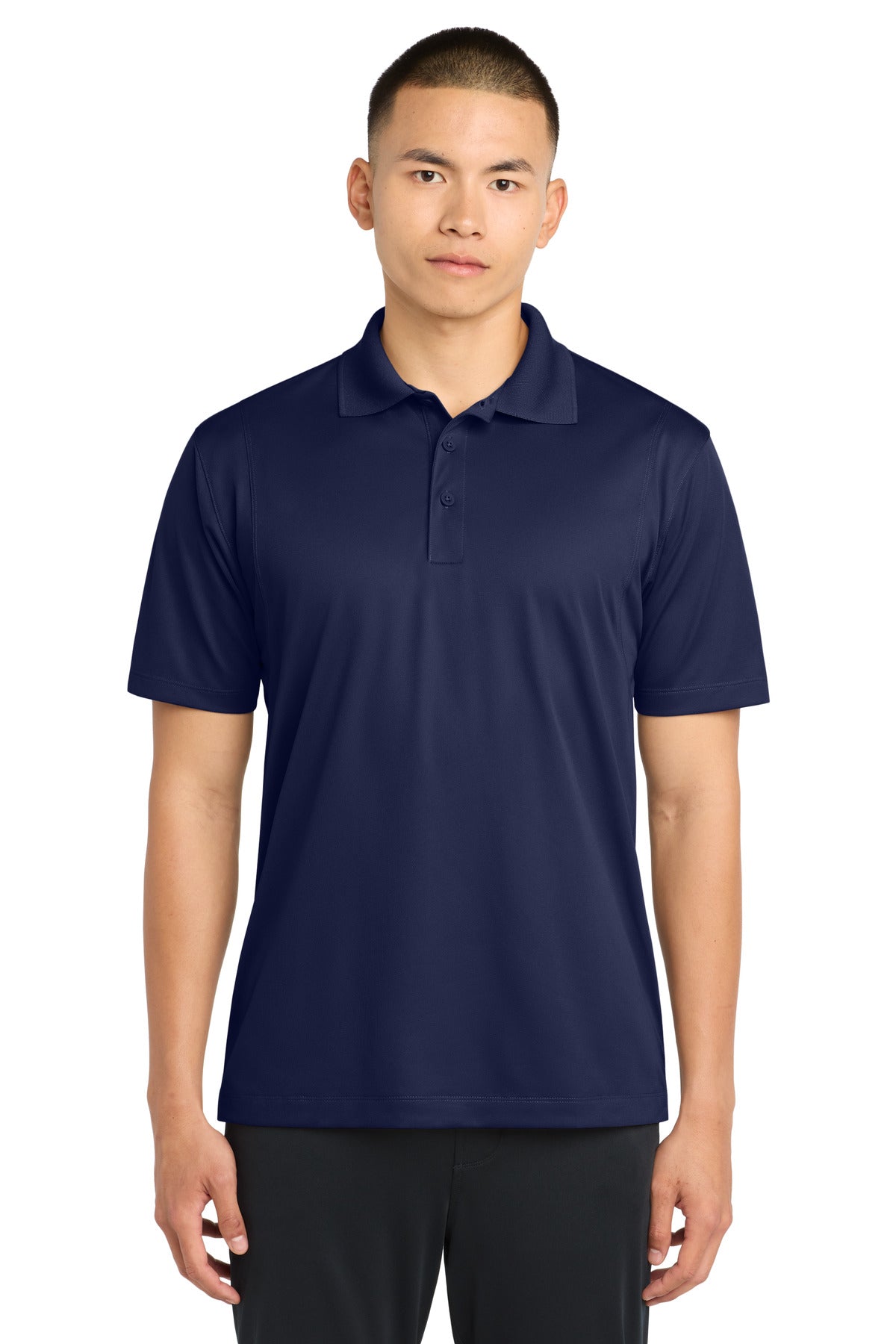 Custom True Navy Tall Micropique Sport-Wick Polo TST650, personalized by SanCanDo Swag in Argyle, TX
