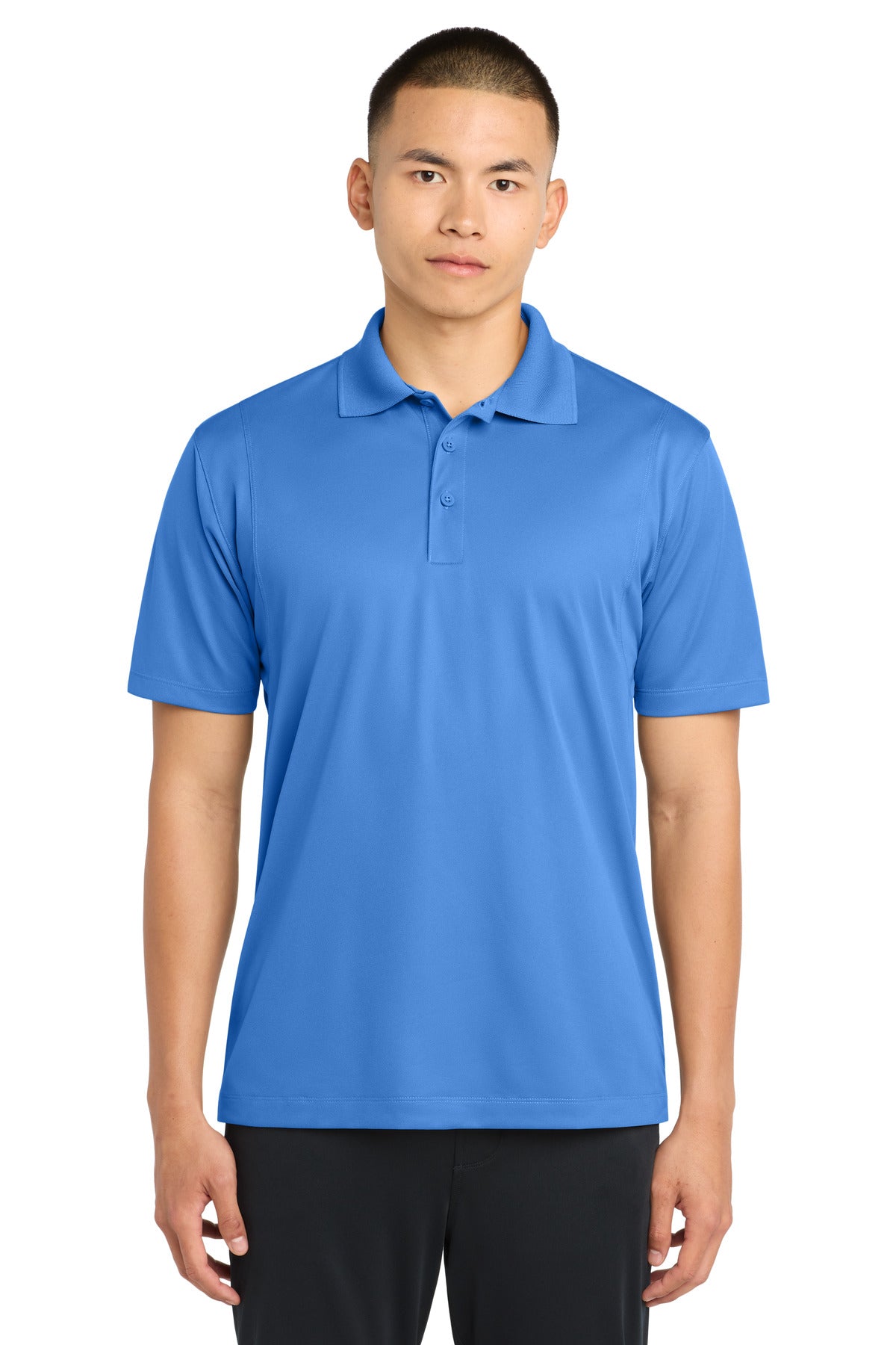 Custom Blue Lake Tall Micropique Sport-Wick Polo TST650, personalized by SanCanDo Swag in Argyle, TX