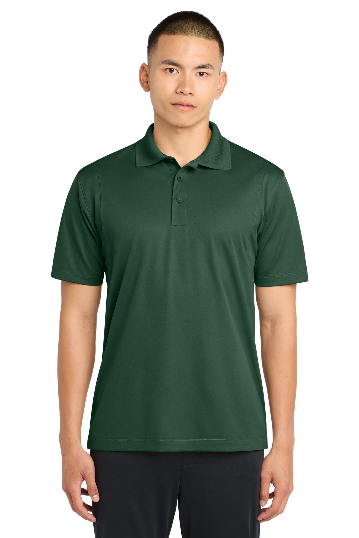 Custom Forest Green Tall Micropique Sport-Wick Polo TST650, personalized by SanCanDo Swag in Argyle, TX