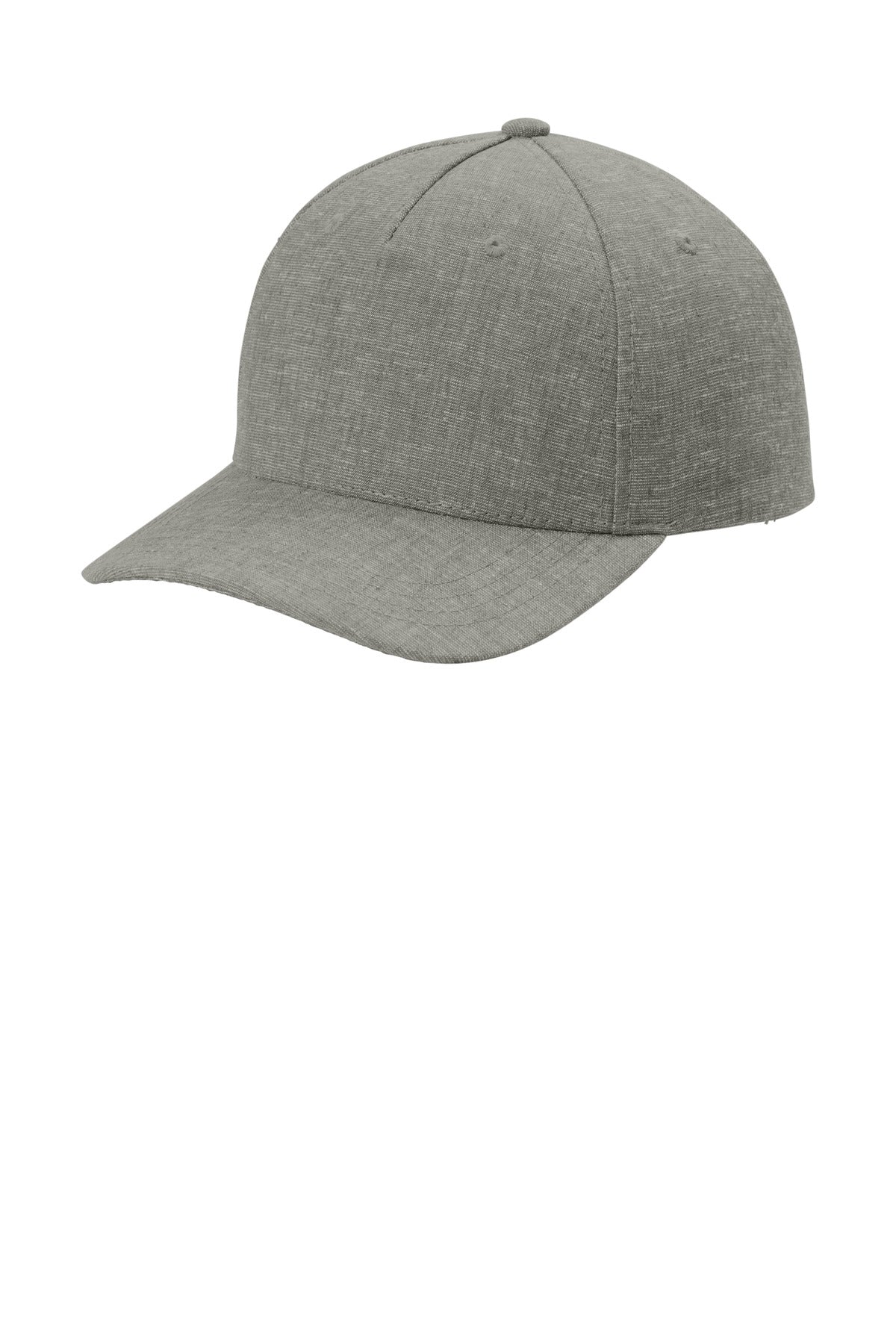 Custom Gargoyle Grey Heather Hemp Cap TTAU4415, personalized by SanCanDo Swag in Argyle, TX