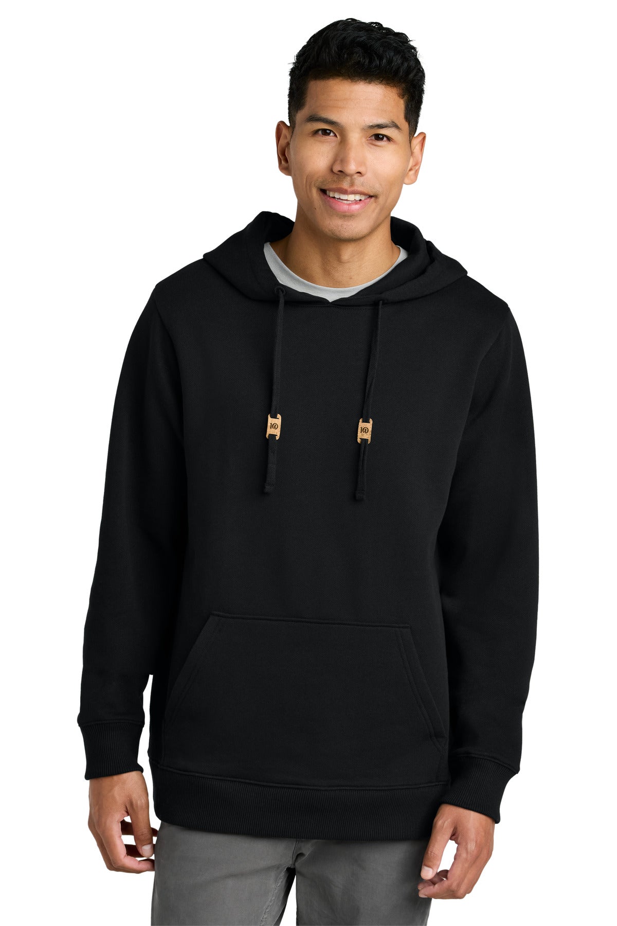 Custom Meteorite Black Dye Fleece Classic Hoodie TTCM4413, personalized by SanCanDo Swag in Argyle, TX