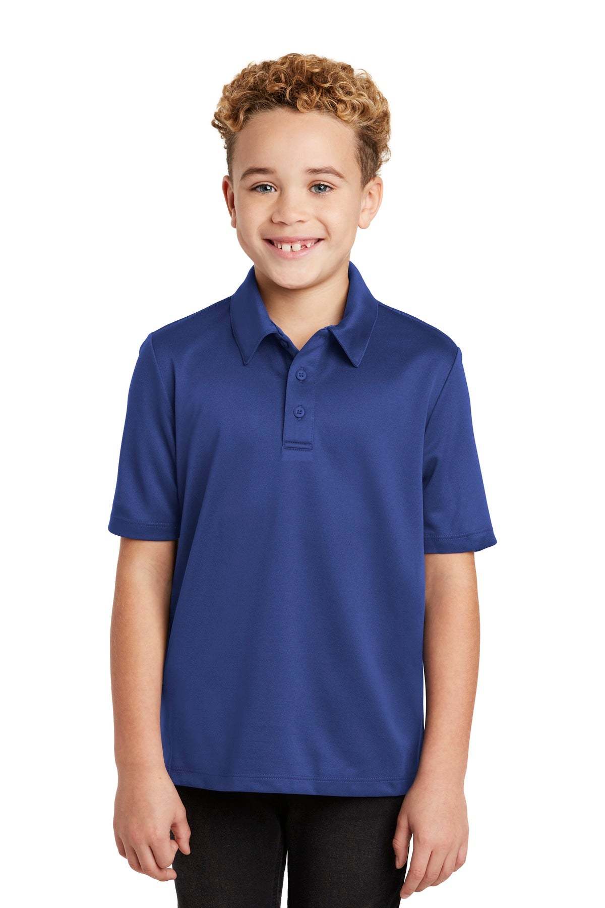 Custom Royal Youth Silk Touch Performance Polo Y540, personalized by SanCanDo Swag in Argyle, TX