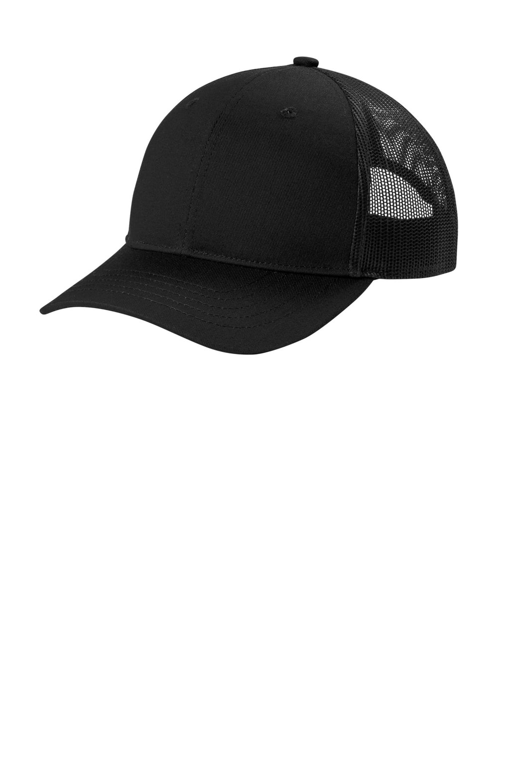 Custom Black Youth Snapback Trucker Cap YC402, personalized by SanCanDo Swag in Argyle, TX