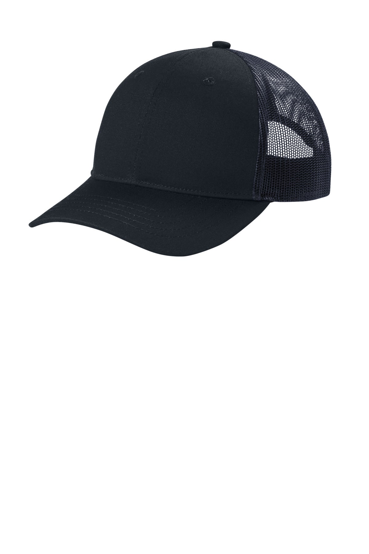Custom Rich Navy Youth Snapback Trucker Cap YC402, personalized by SanCanDo Swag in Argyle, TX