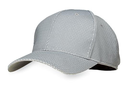 Custom Silver Youth Pro Mesh Cap YC833, personalized by SanCanDo Swag in Argyle, TX