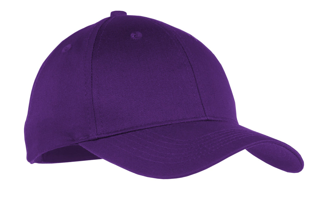 Custom Purple Youth Six-Panel Twill Cap YCP80, personalized by SanCanDo Swag in Argyle, TX