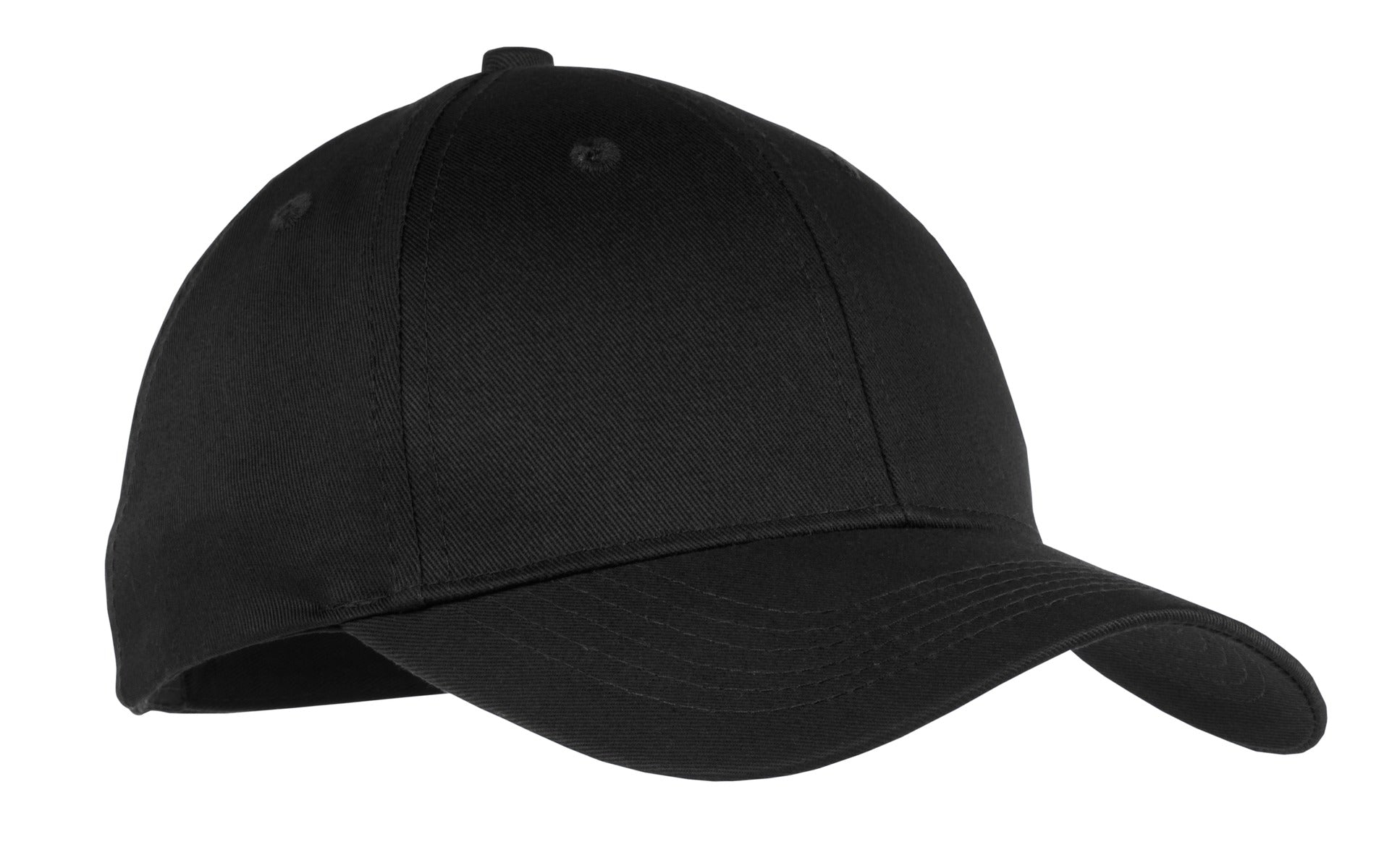 Custom Black Youth Six-Panel Twill Cap YCP80, personalized by SanCanDo Swag in Argyle, TX