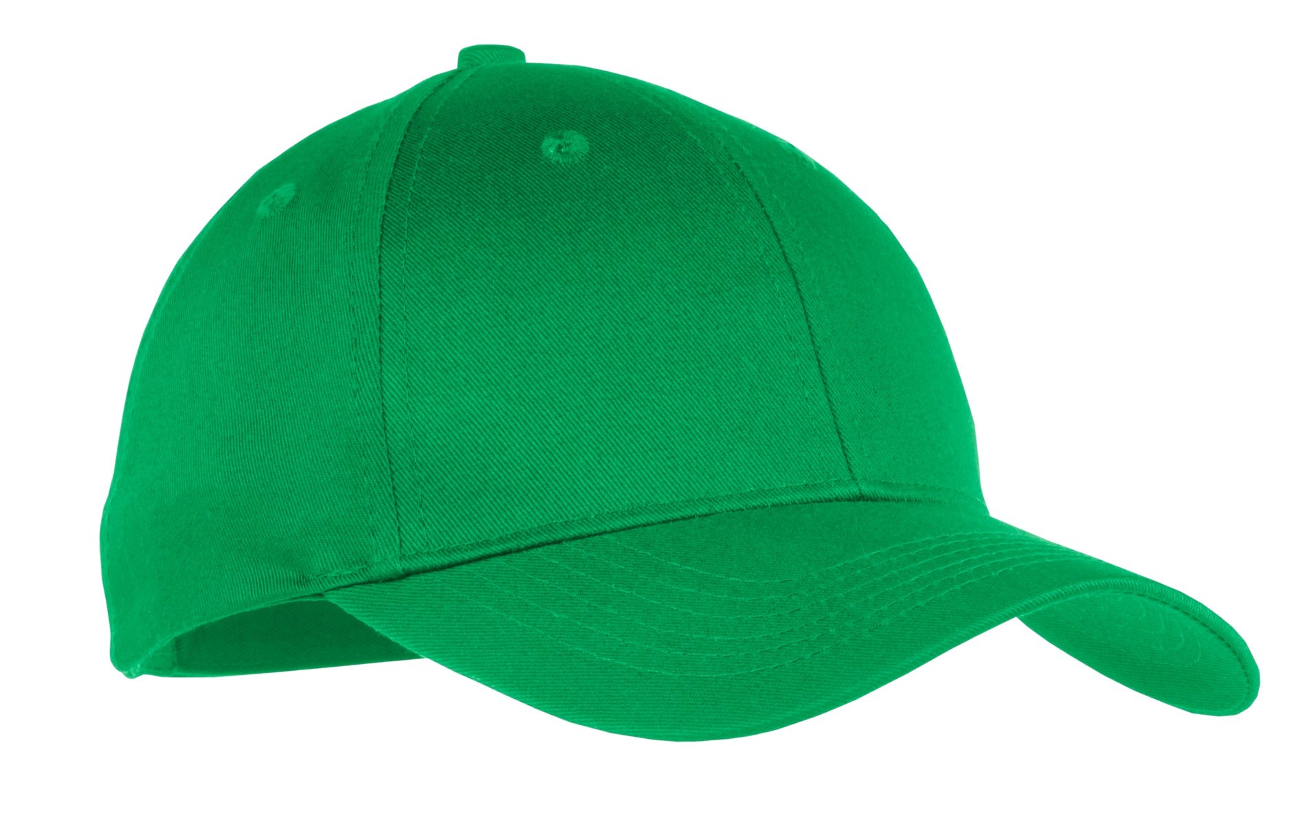 Custom Kelly Green Youth Six-Panel Twill Cap YCP80, personalized by SanCanDo Swag in Argyle, TX